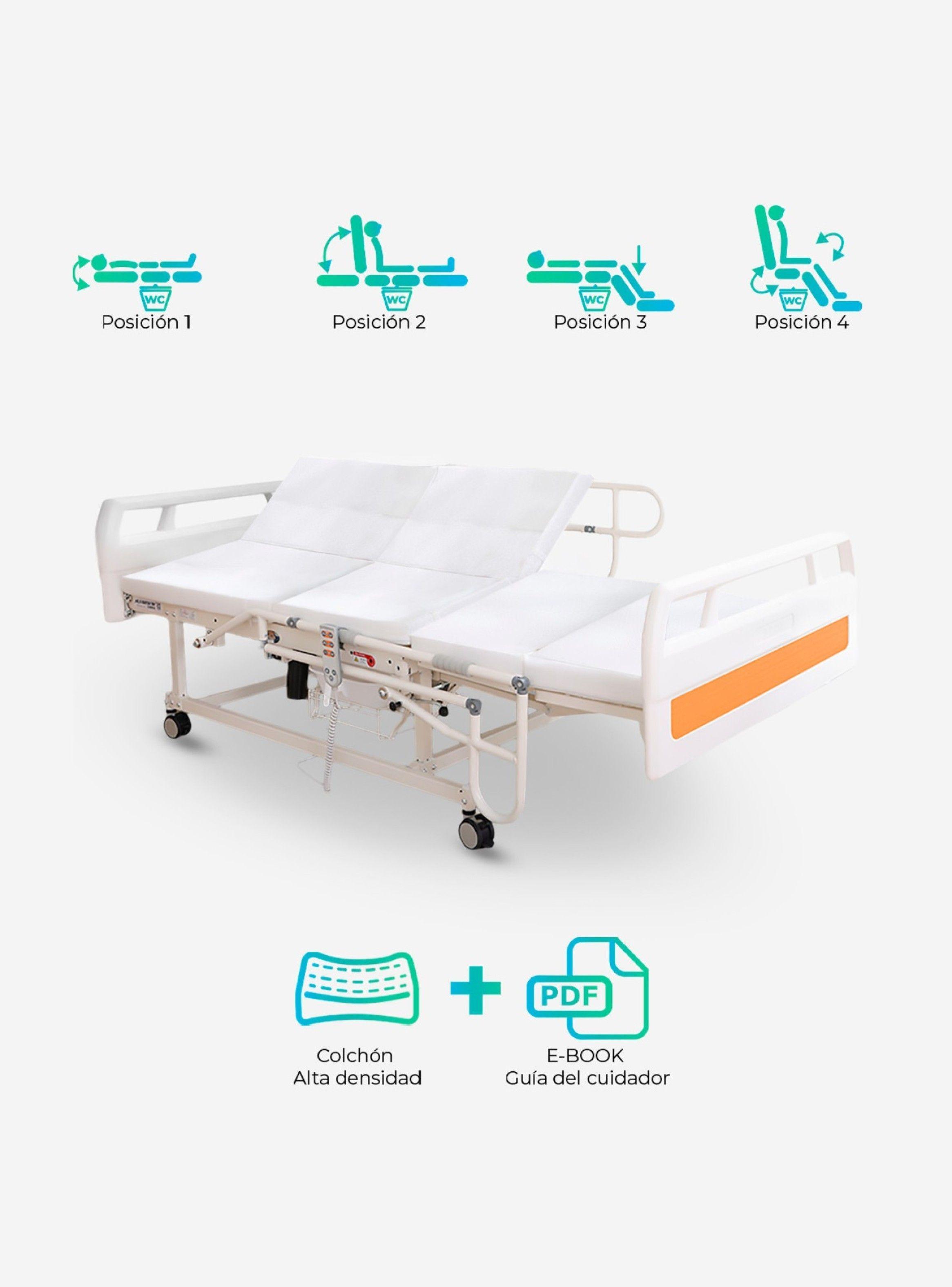 Cama Clínica Eléctrica 3 Posiciones Premium E2-3