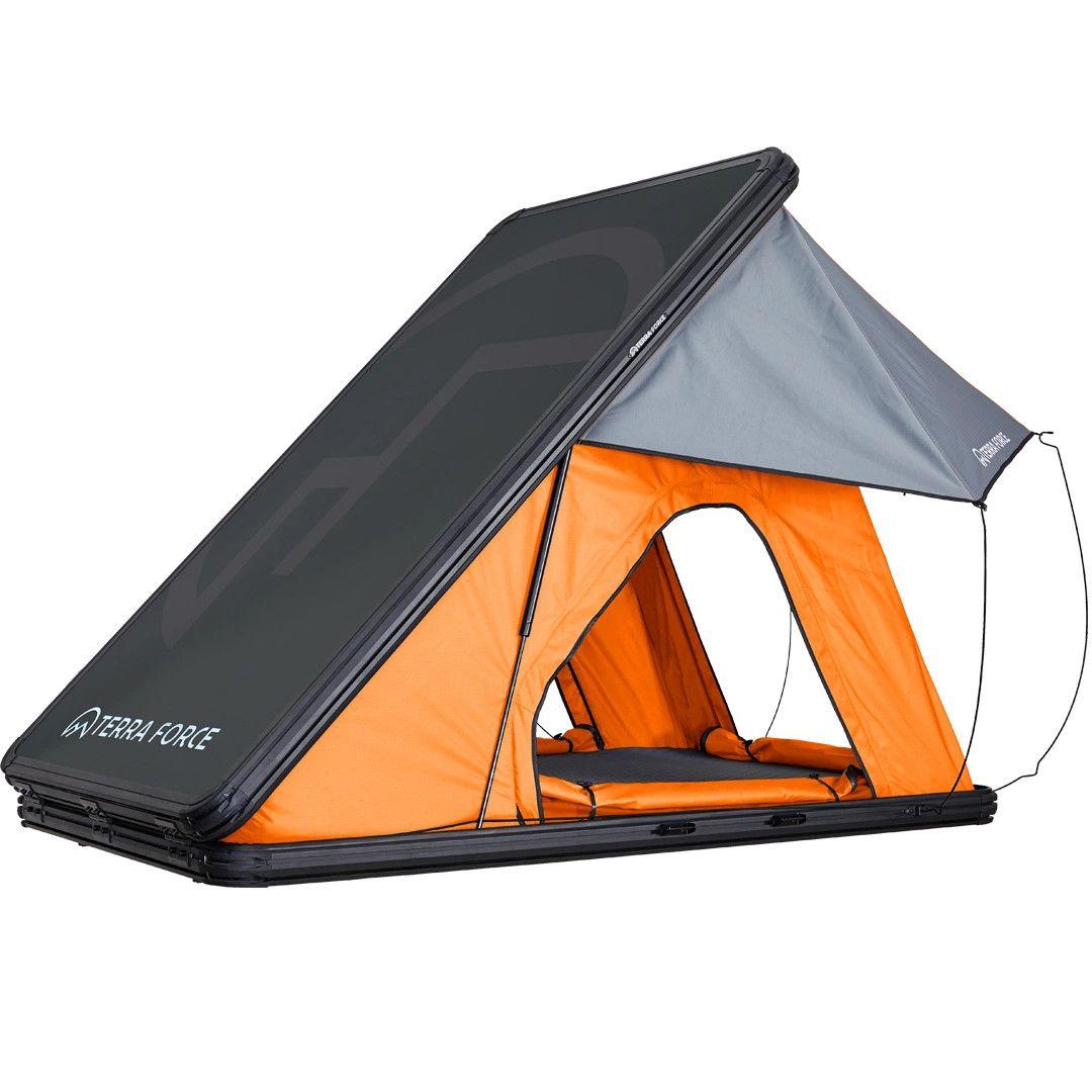 Carpa De Techo Elqui 2 Personas Base Naranja Cubierta Gris-2