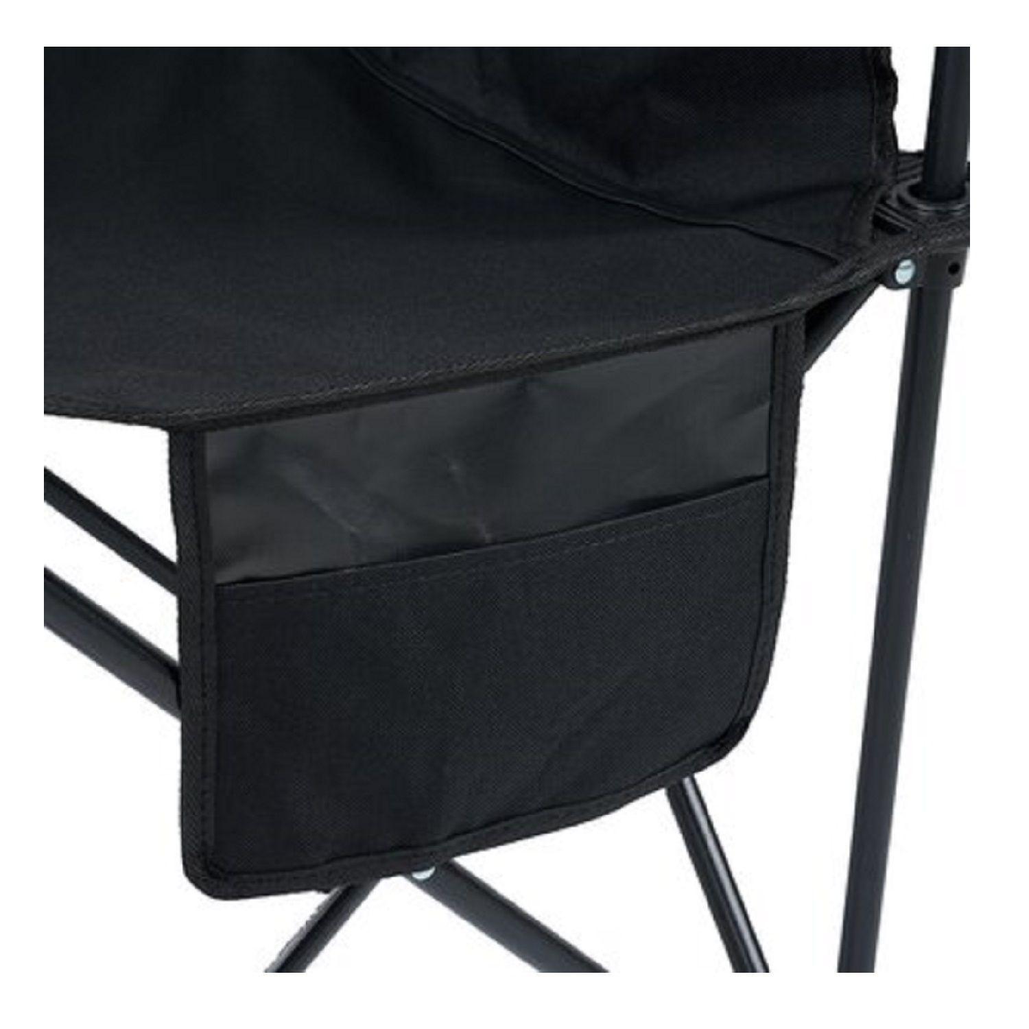 Silla Plegable Camping Negro-2