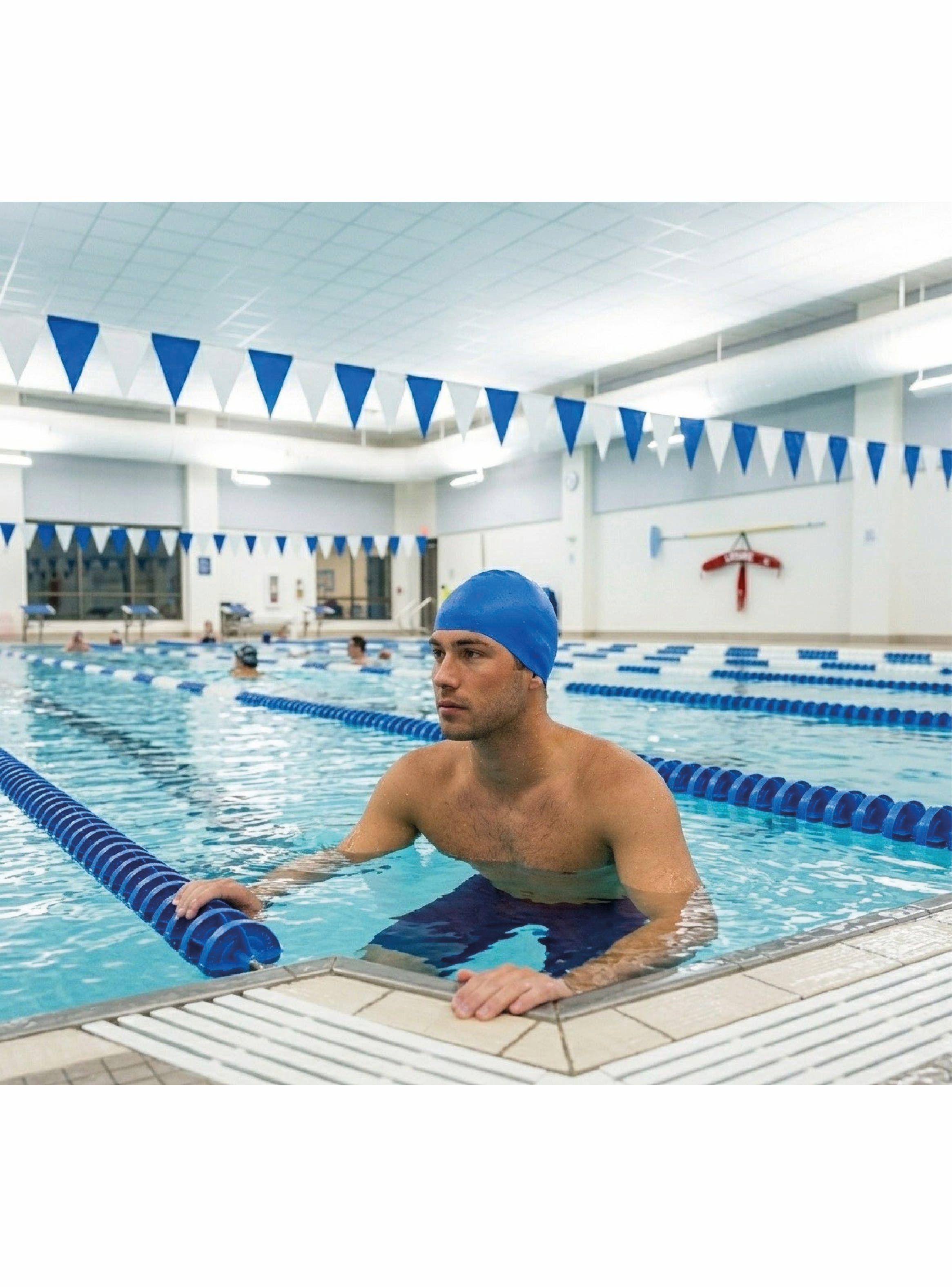 Gorro Natación Adulto Azul-2