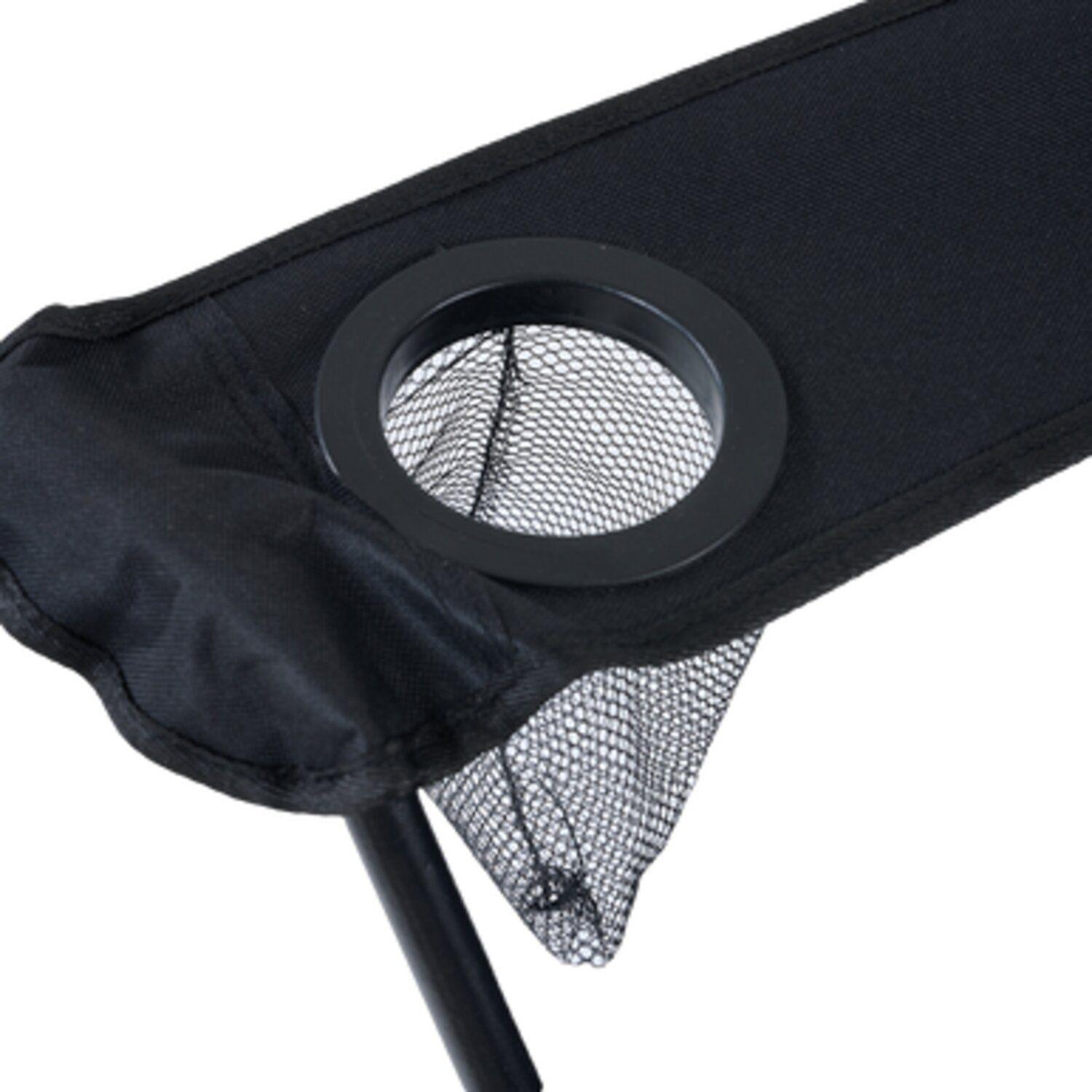 Silla Plegable Camping Con Apoya Brazos Negro-4