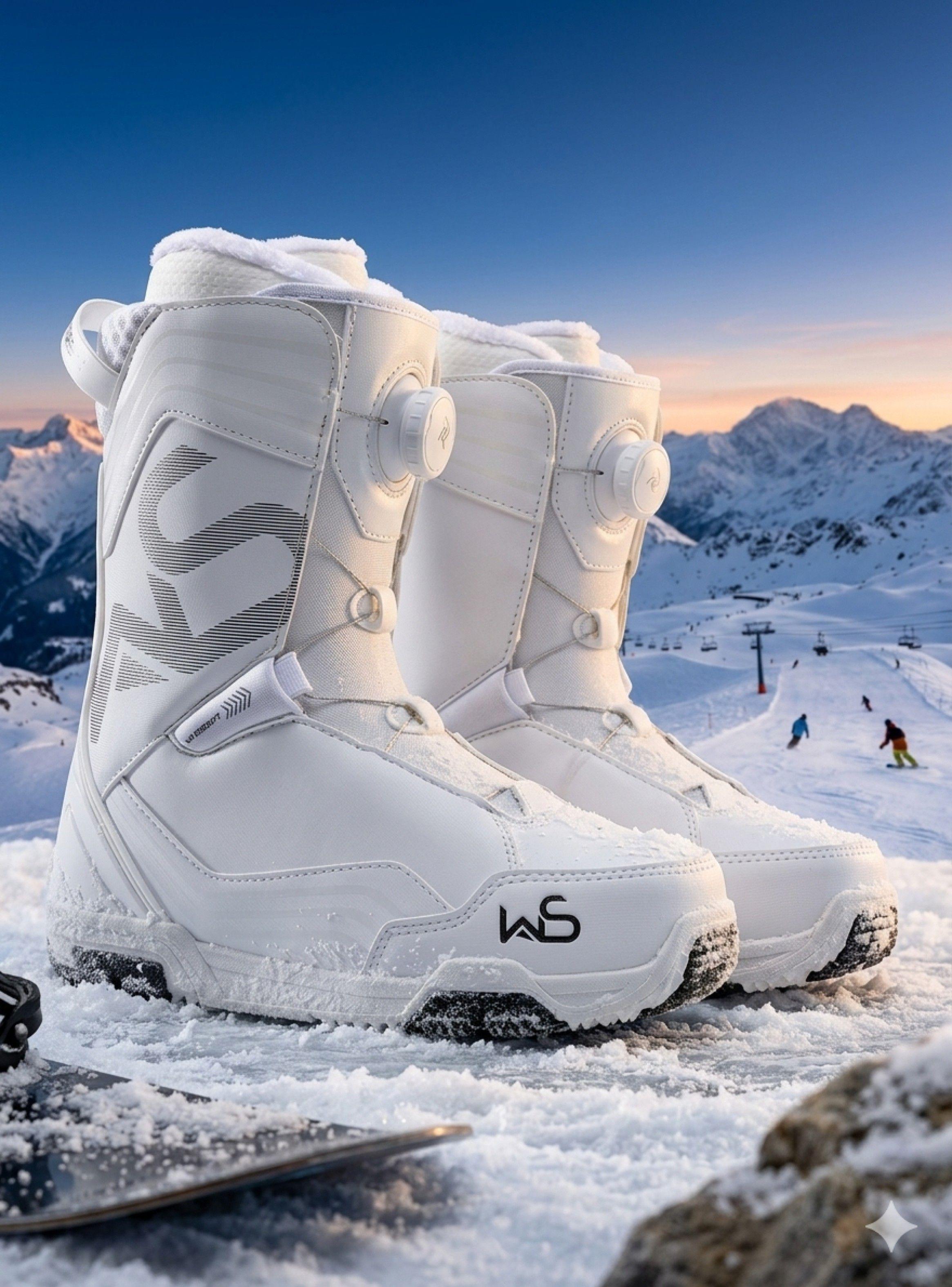 Botas de Snowboard Knob Series Pro White-1