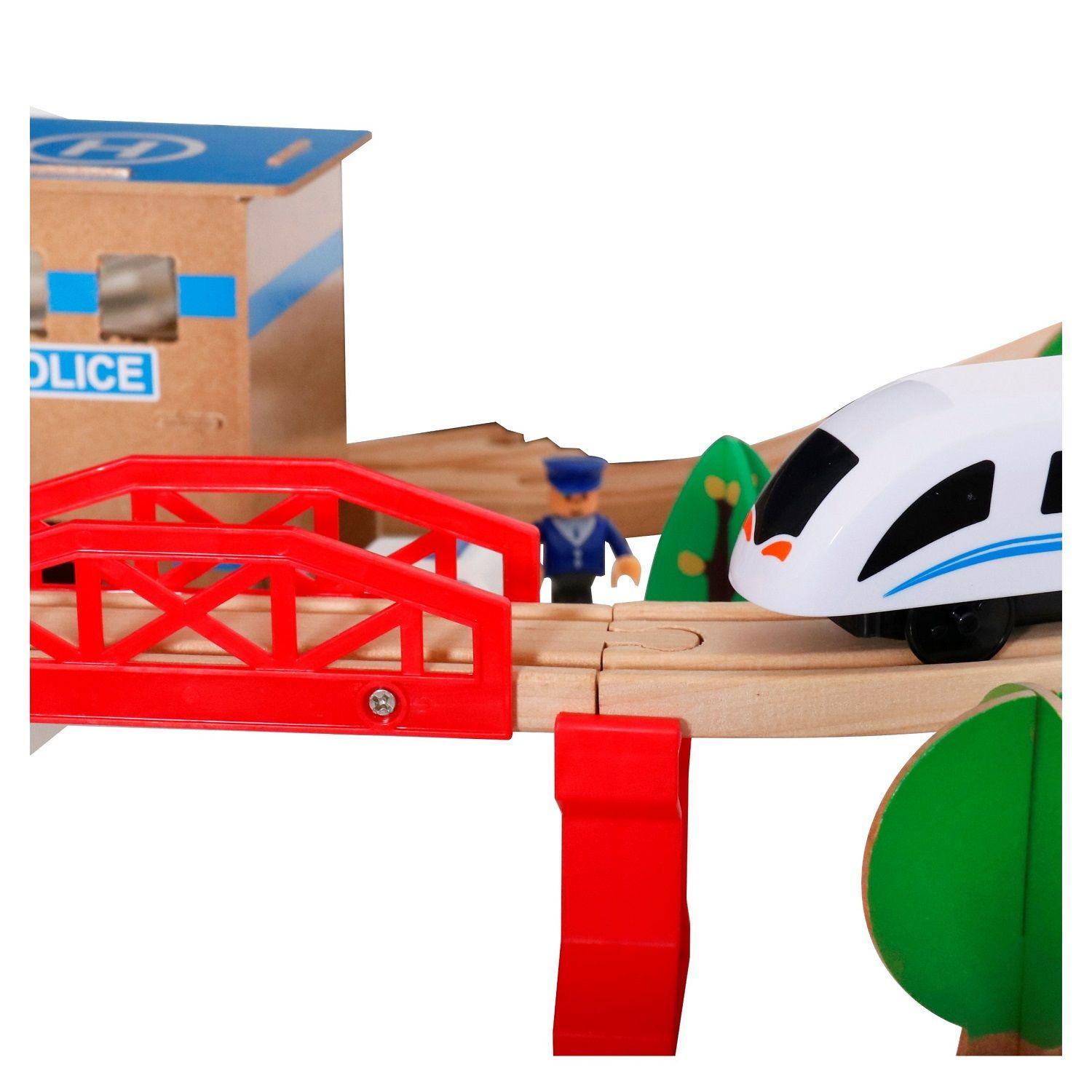 Set Pista Trenes Con Batería-1