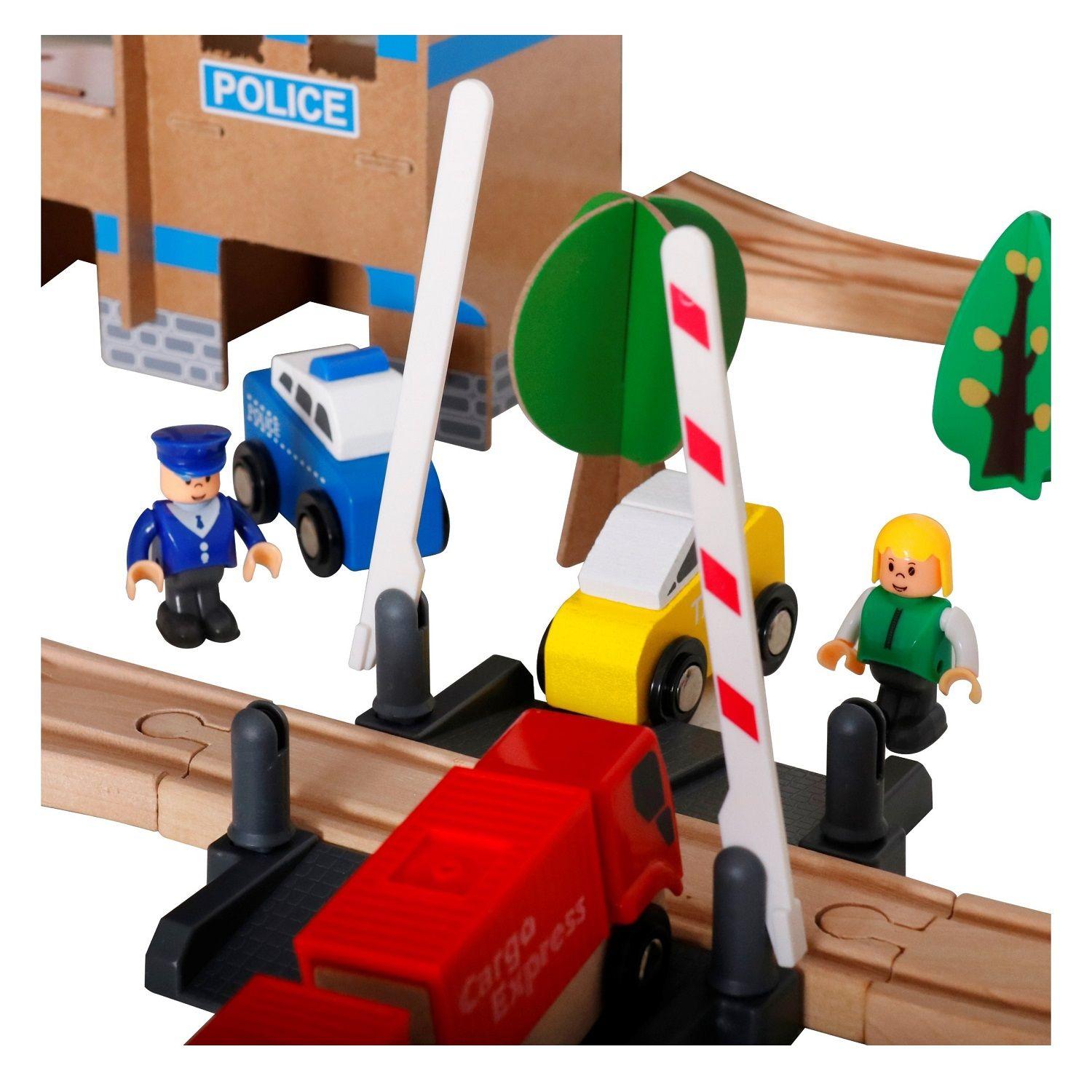 Set Pista Trenes Con Batería-2