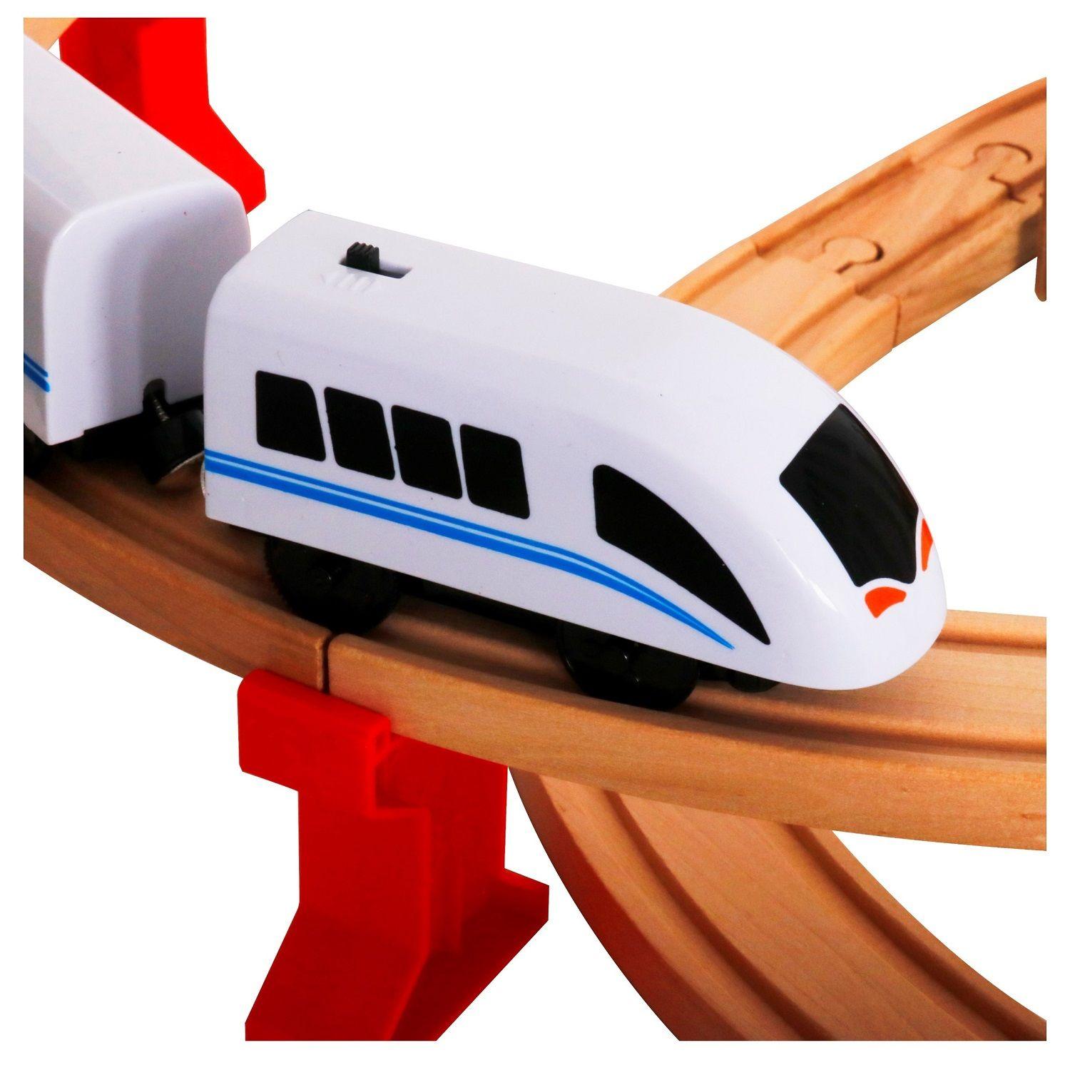 Set Pista Trenes Con Batería-3