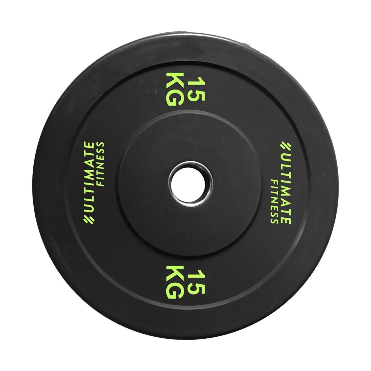 Disco Olímpico Bumper 15 kg-1