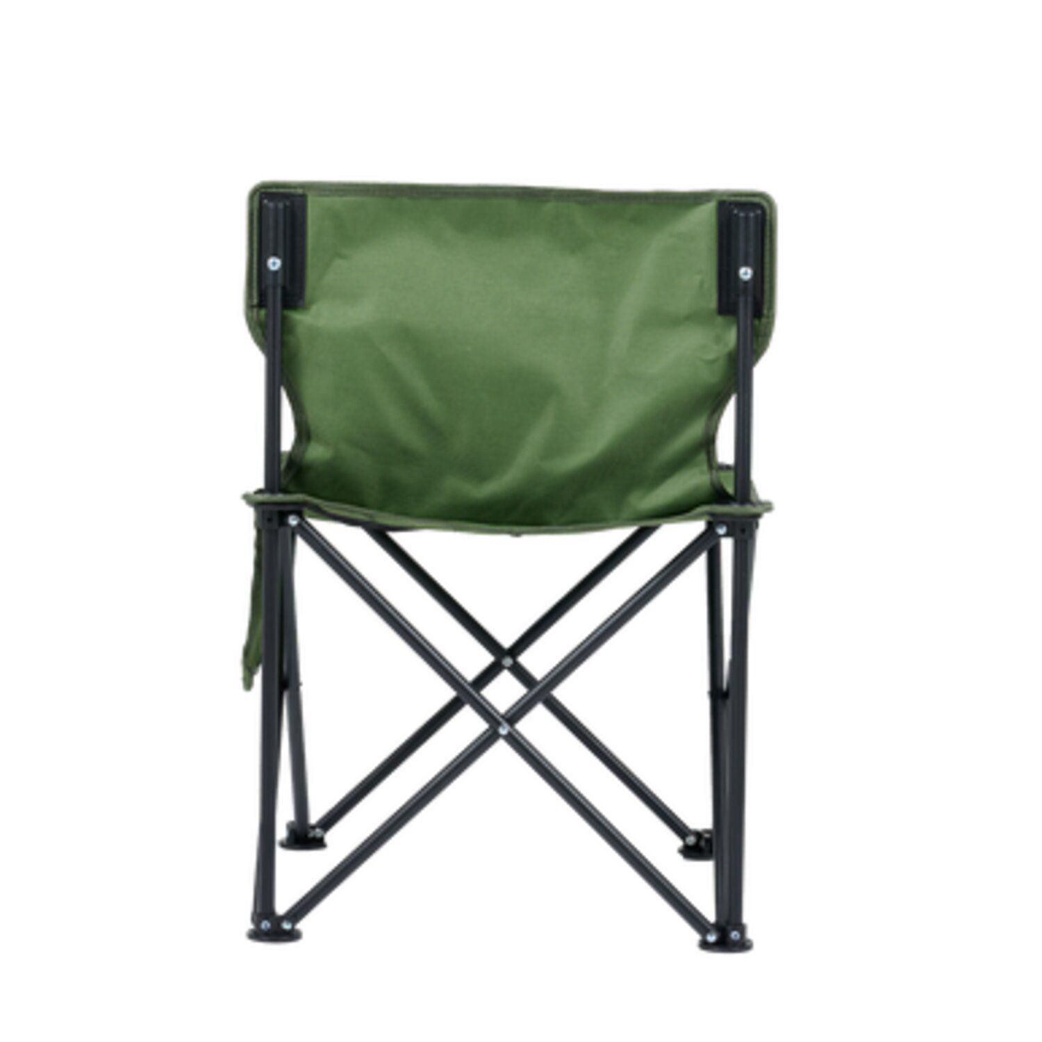 Silla Plegable Camping Con Apoya Brazos Verde-5