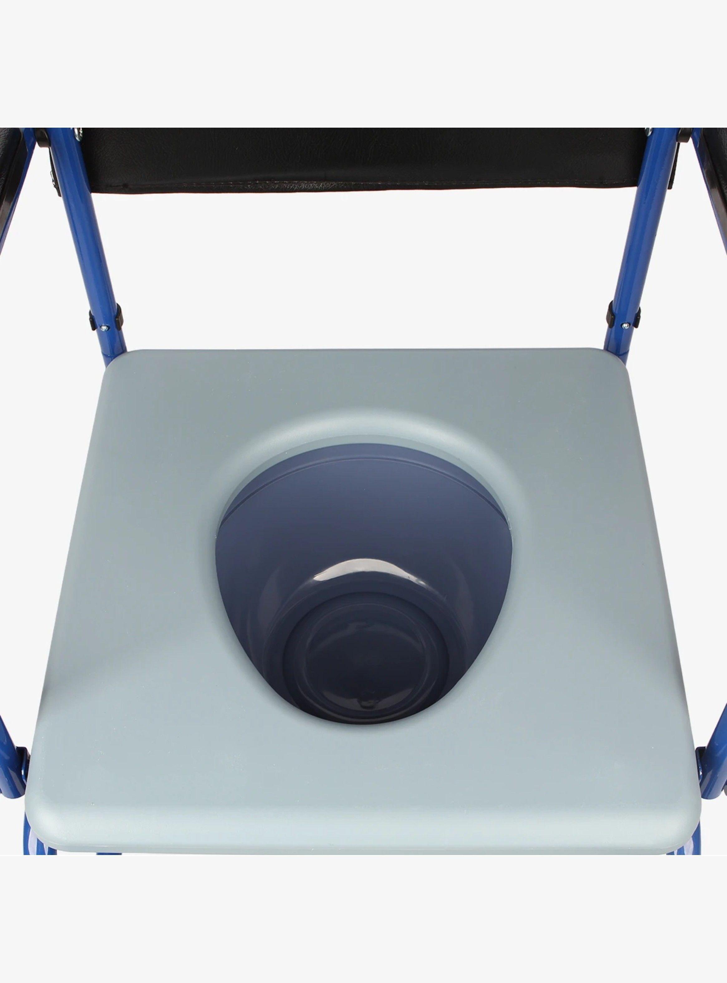 Silla de Baño con Ruedas - Acero-5