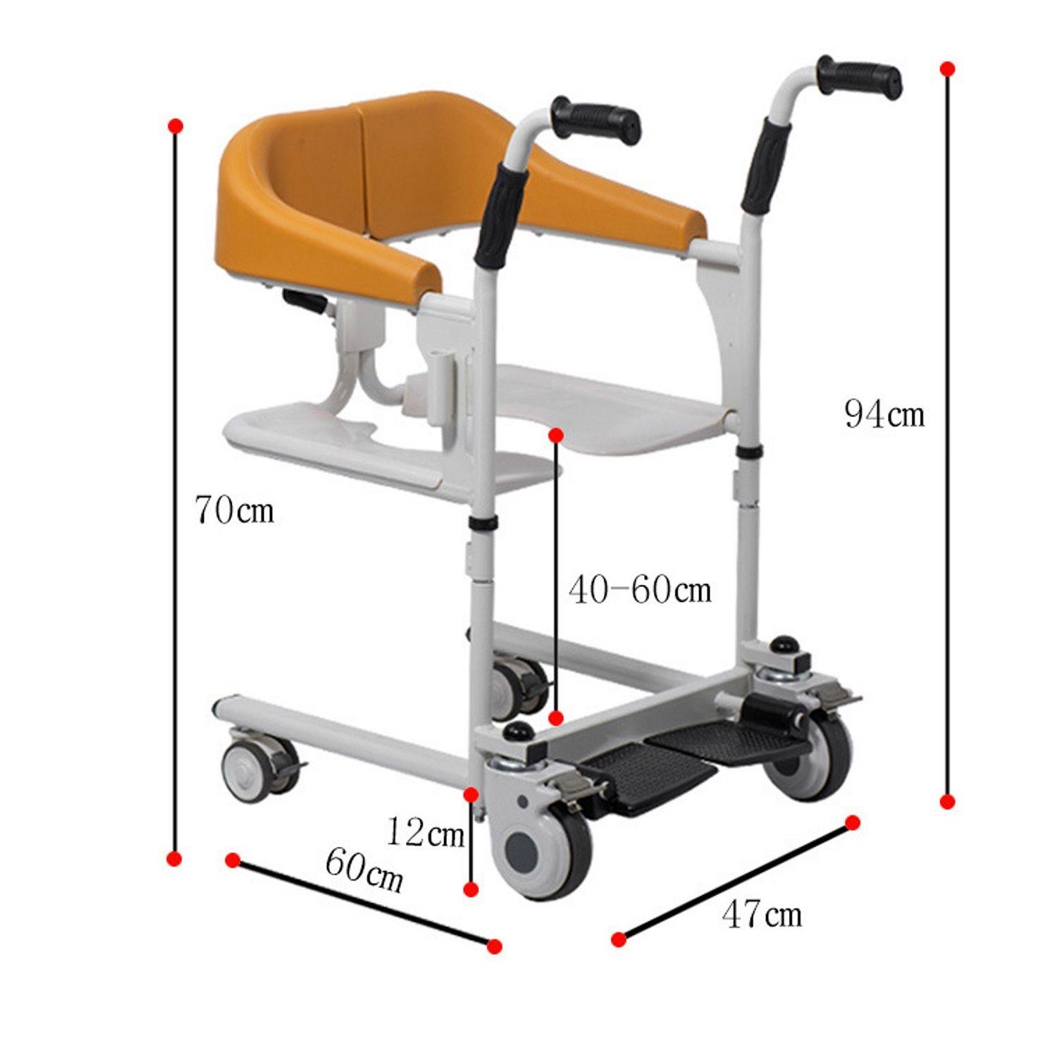Silla de Baño y Traslado Multifunción-7