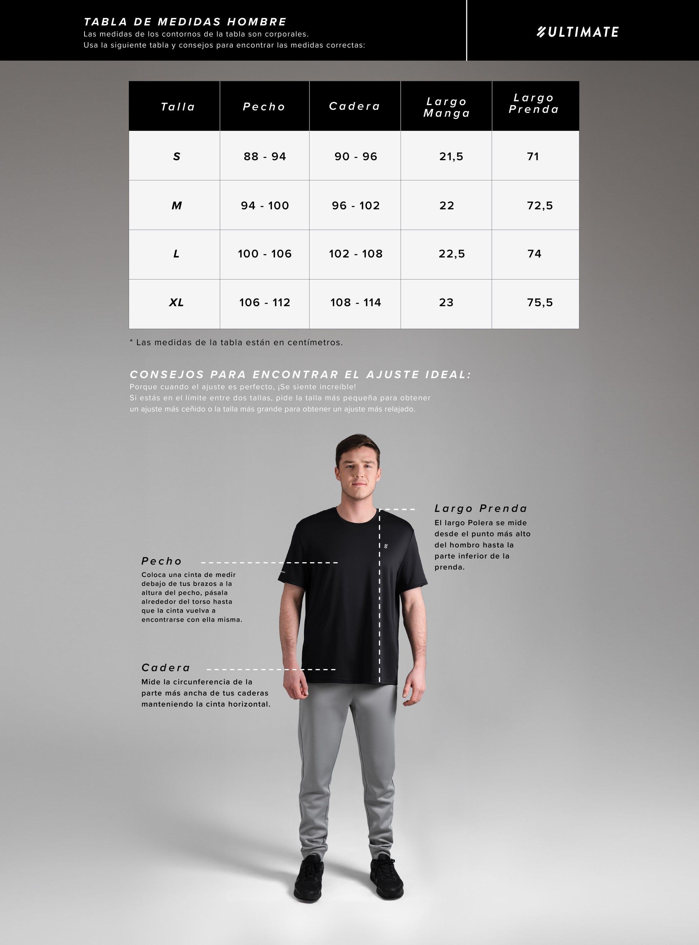 Ultimate Polera MC Sport Hombre Sky Blue-4