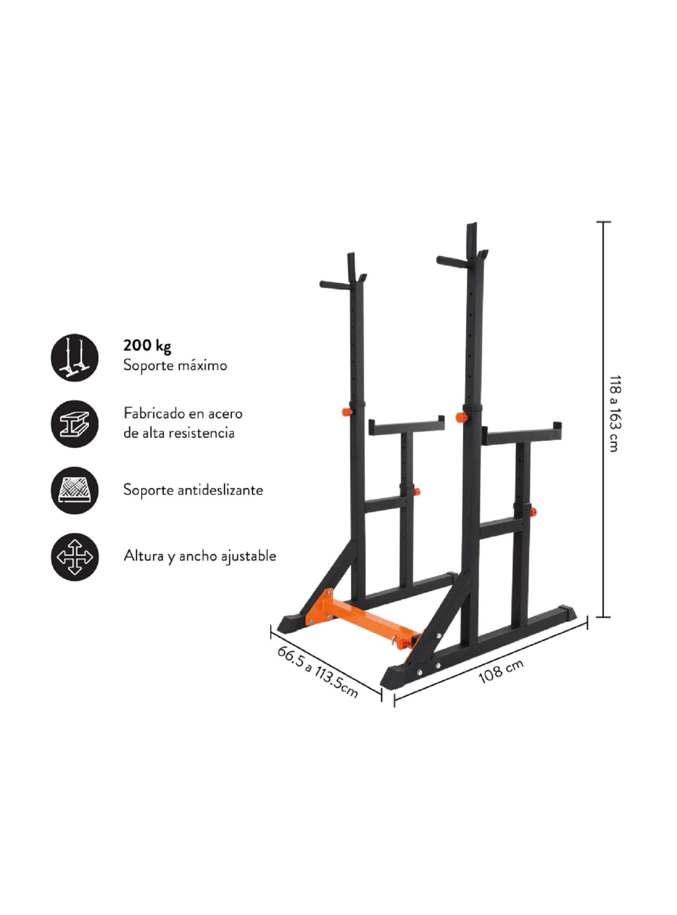 Squat Rack Multifuncional Elite – Sentadillas Press-1
