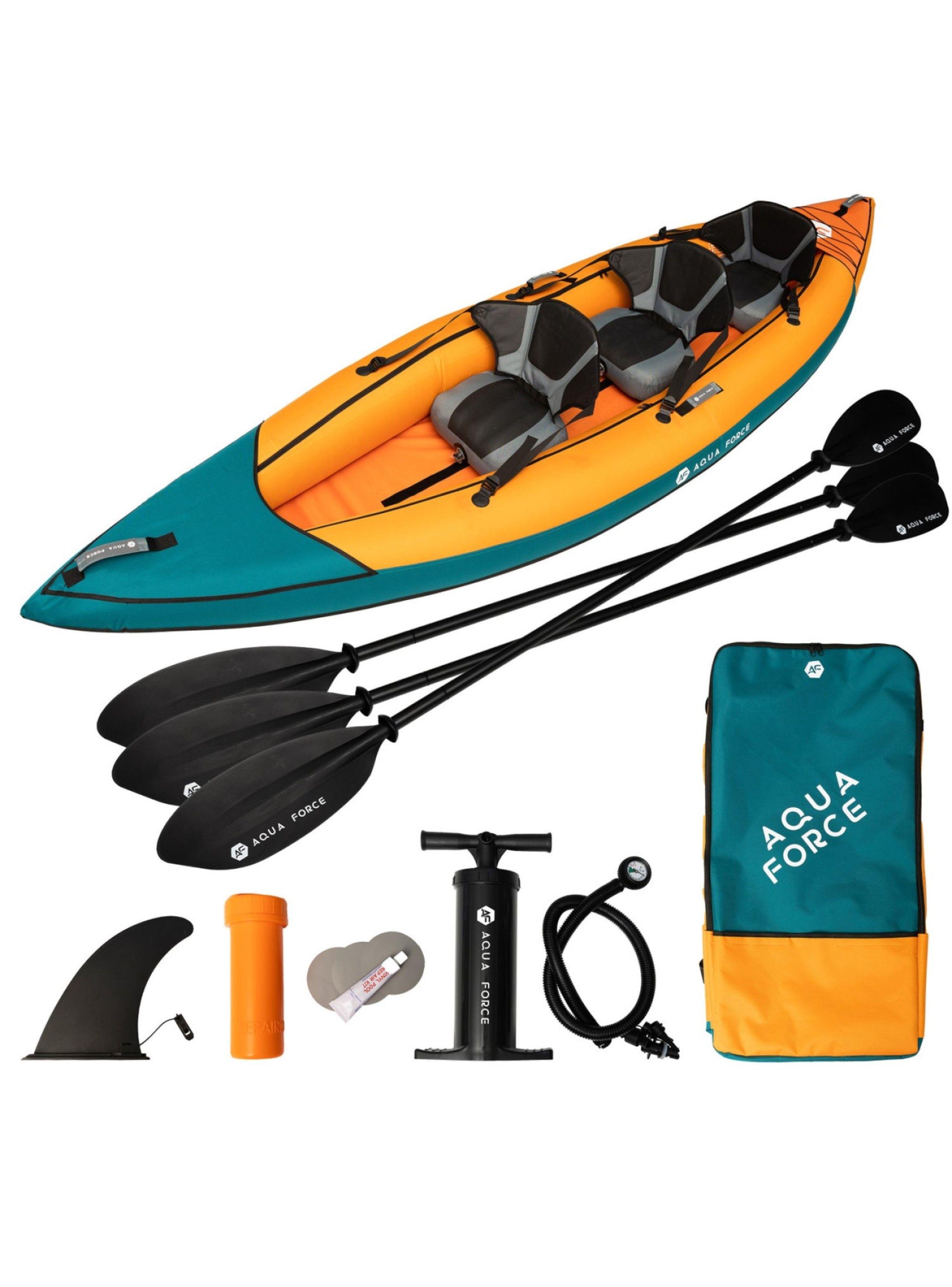 Kayak Waver 3 Personas 390cm Naranja-5