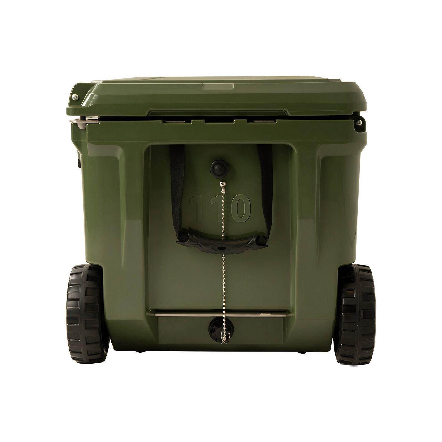 Cooler Box+Ruedas 104,1 L Militar-2