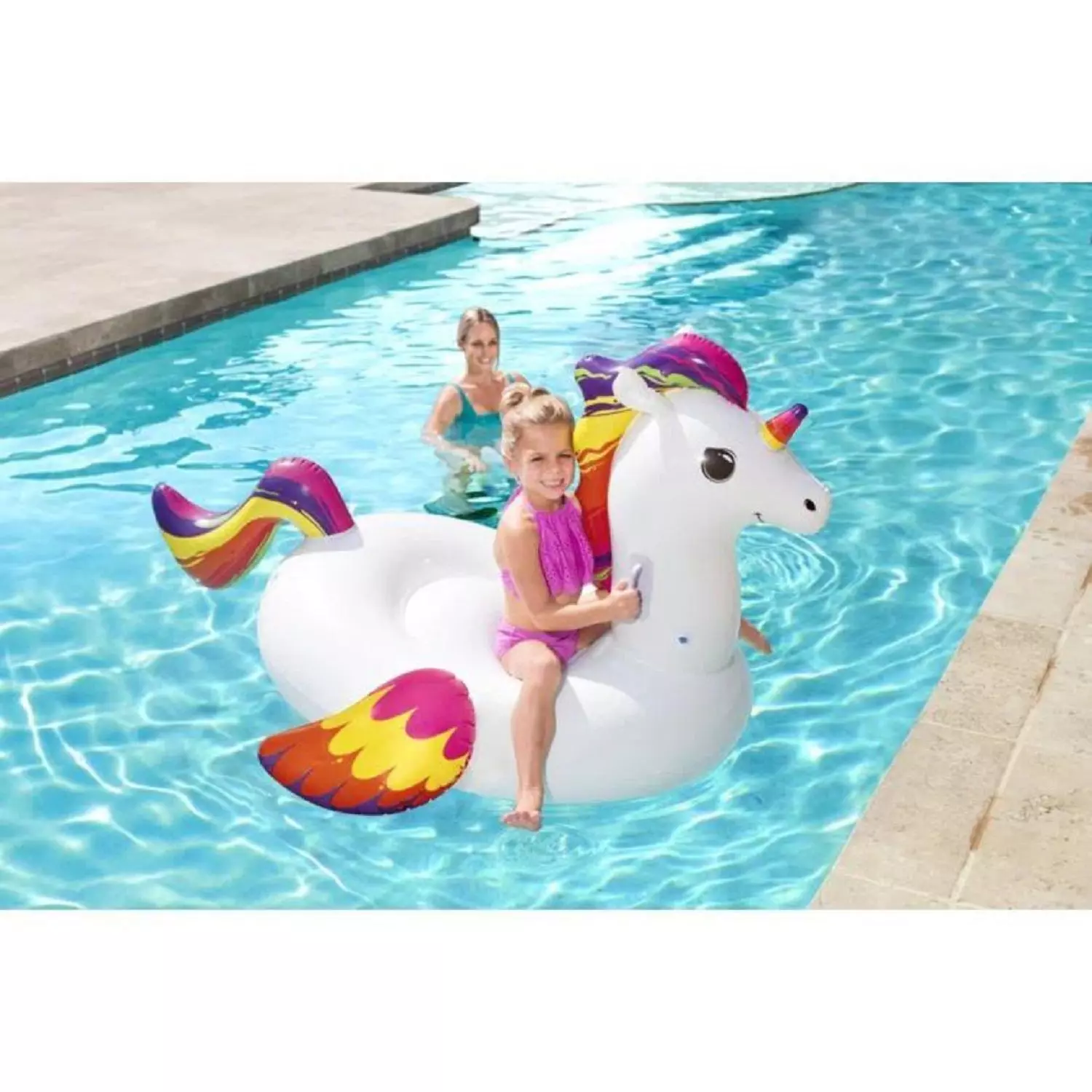 Flotador Unicornio Fantasía 155 x 119 cm Bestway-3