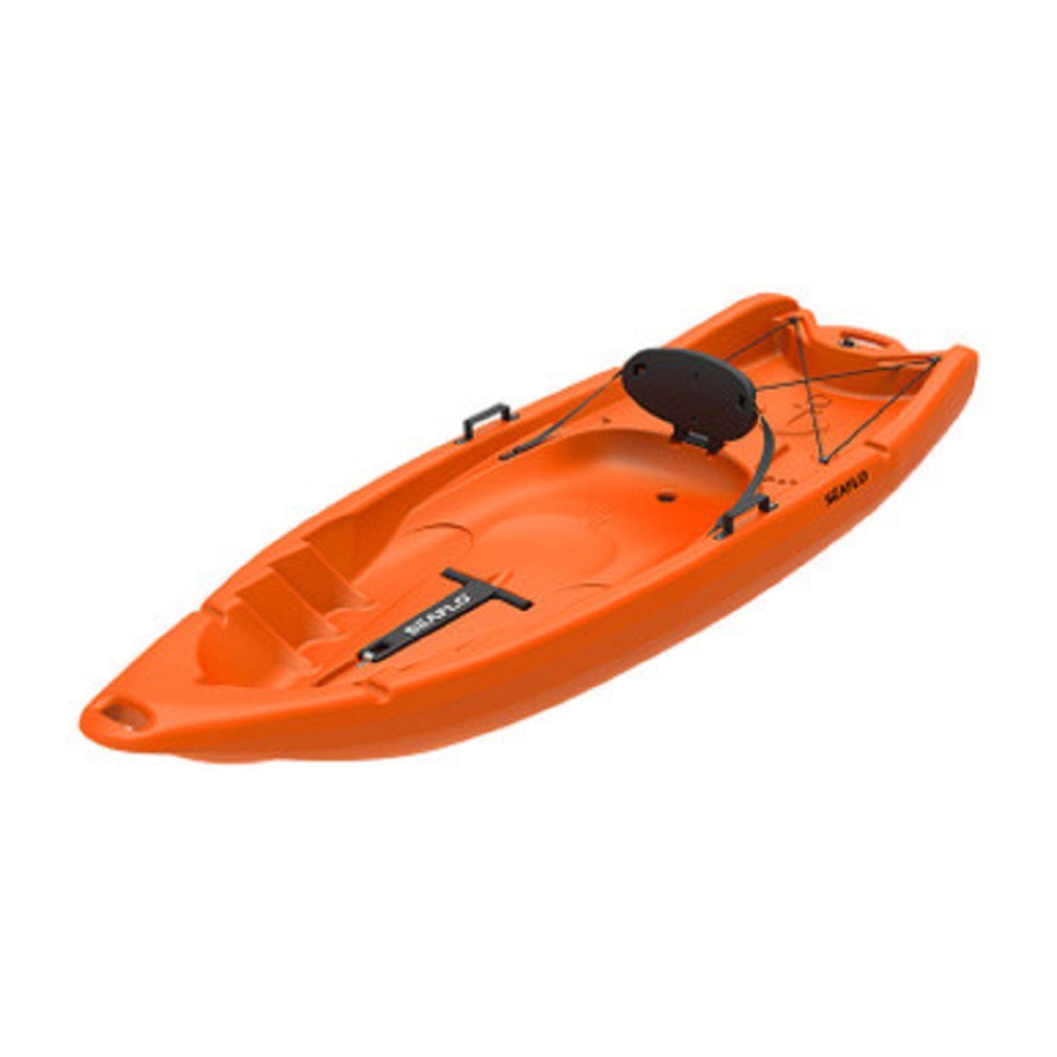 Kayak 1 Persona + 1 Niño o Mascota Sit On Naranjo-1