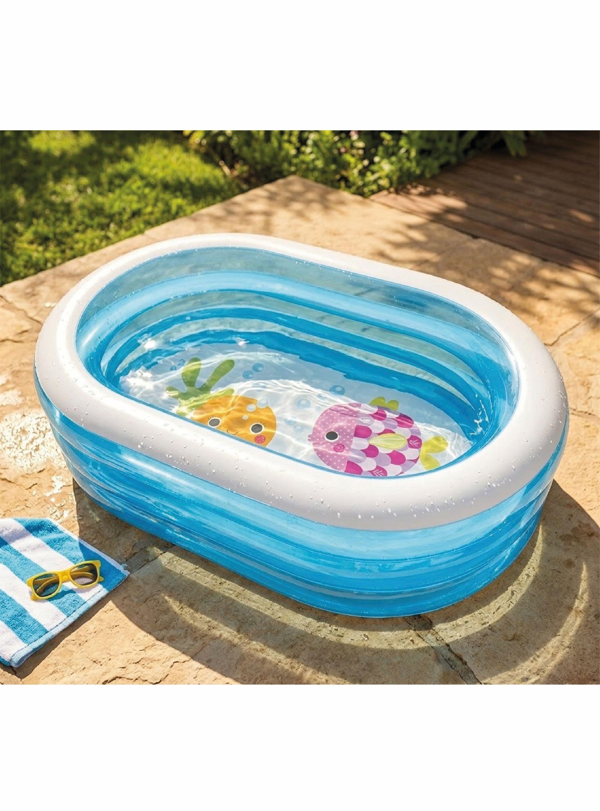 Piscina Transparente Inflable My sea friends1.63m x 1.07m X 46cm Intex-2