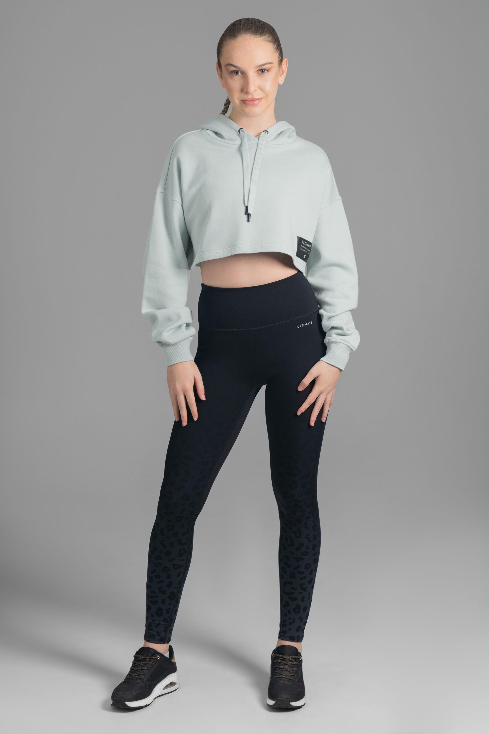 Ultimate Hoodie Crop Mujer Mint-1