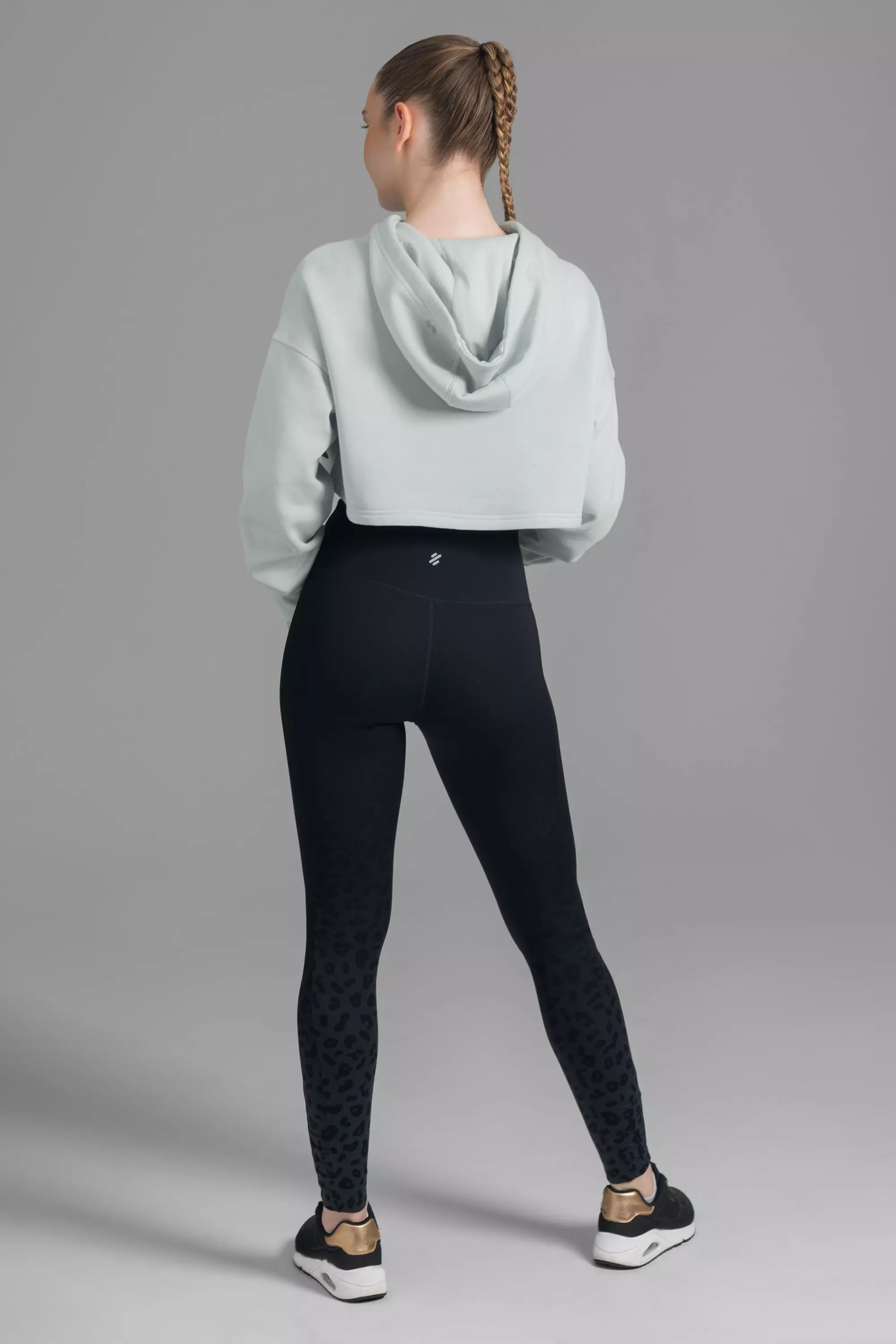 Ultimate Hoodie Crop Mujer Mint-2