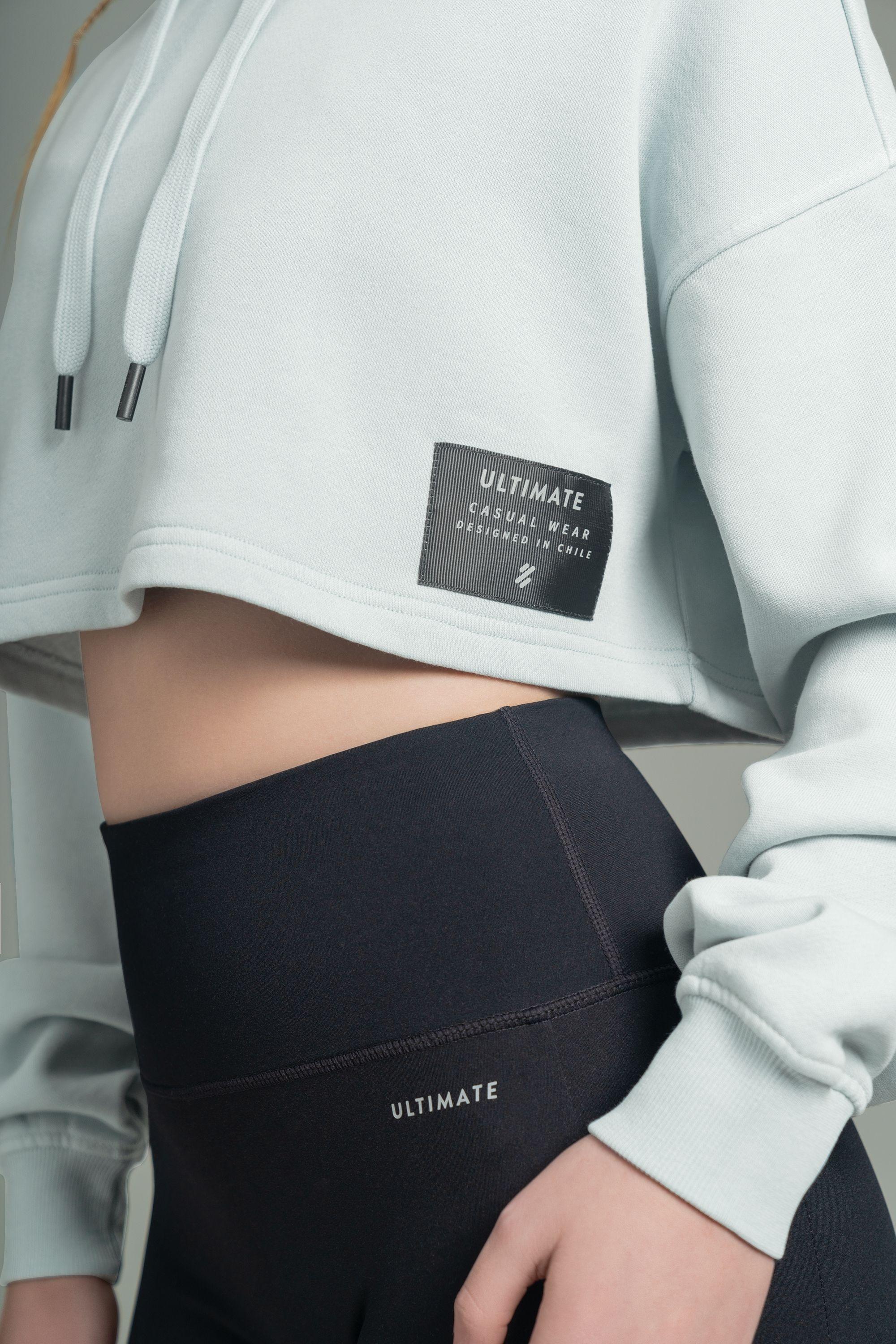 Ultimate Hoodie Crop Mujer Mint-4