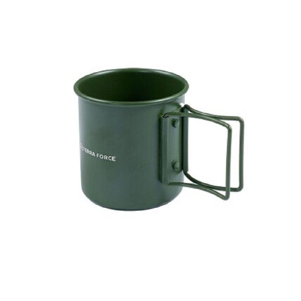 Taza Aluminio Camping 300ml Verde-2