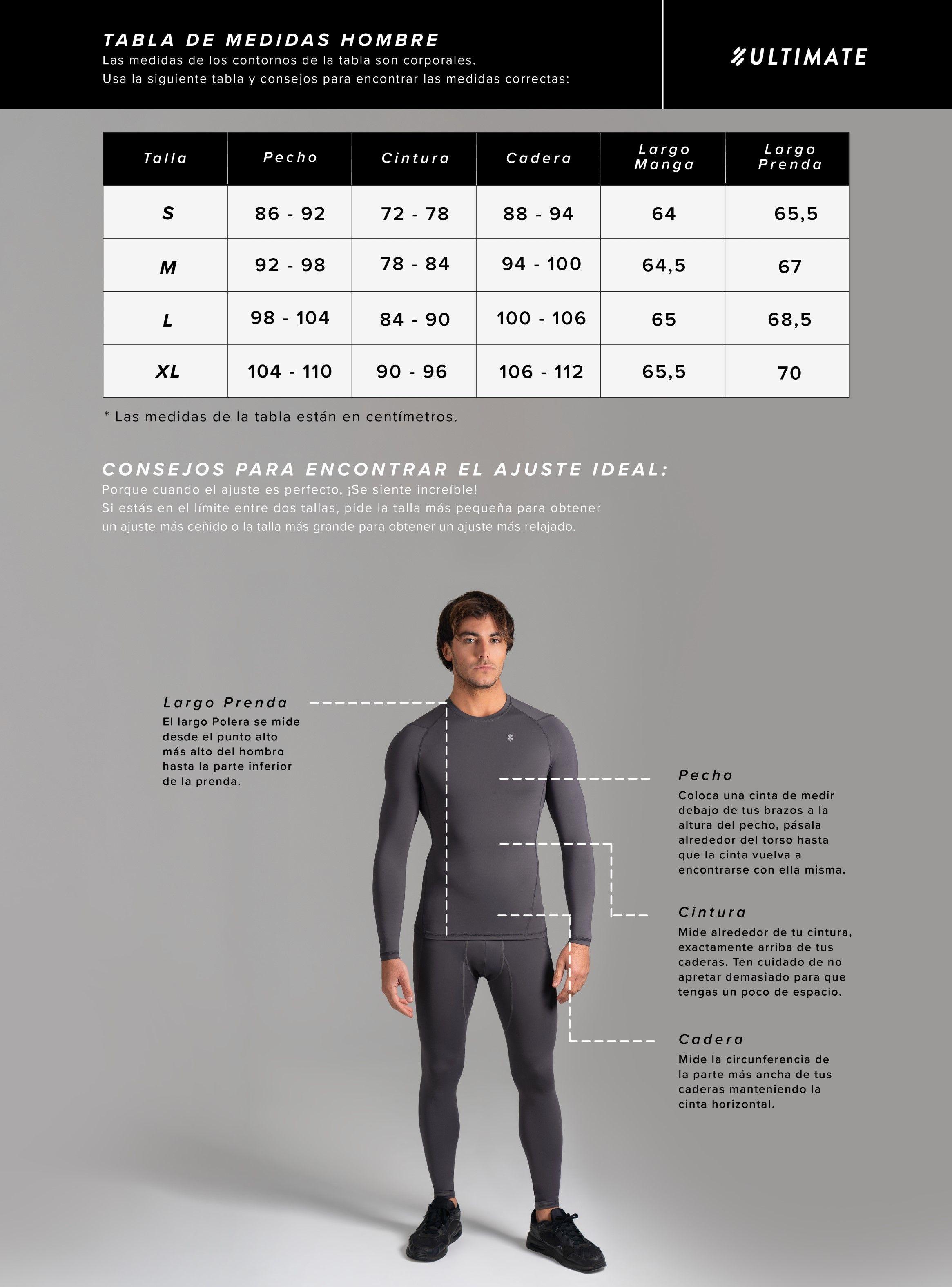 Ultimate Polera ML Compresiva Sport Hombre Magnet-4