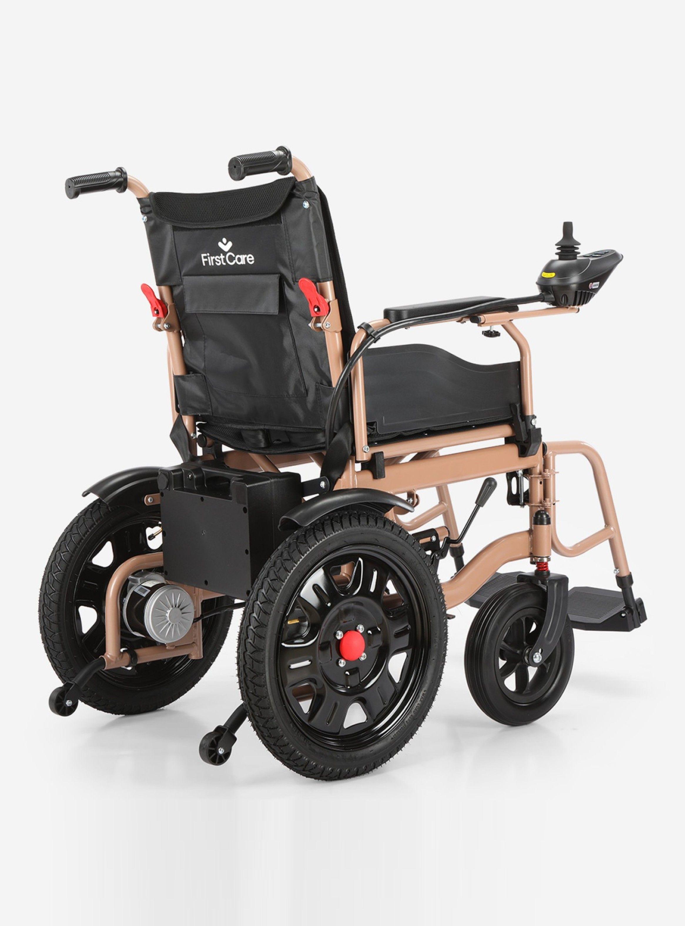 Silla de Ruedas Eléctrica Comfort Premium - Marrón-2