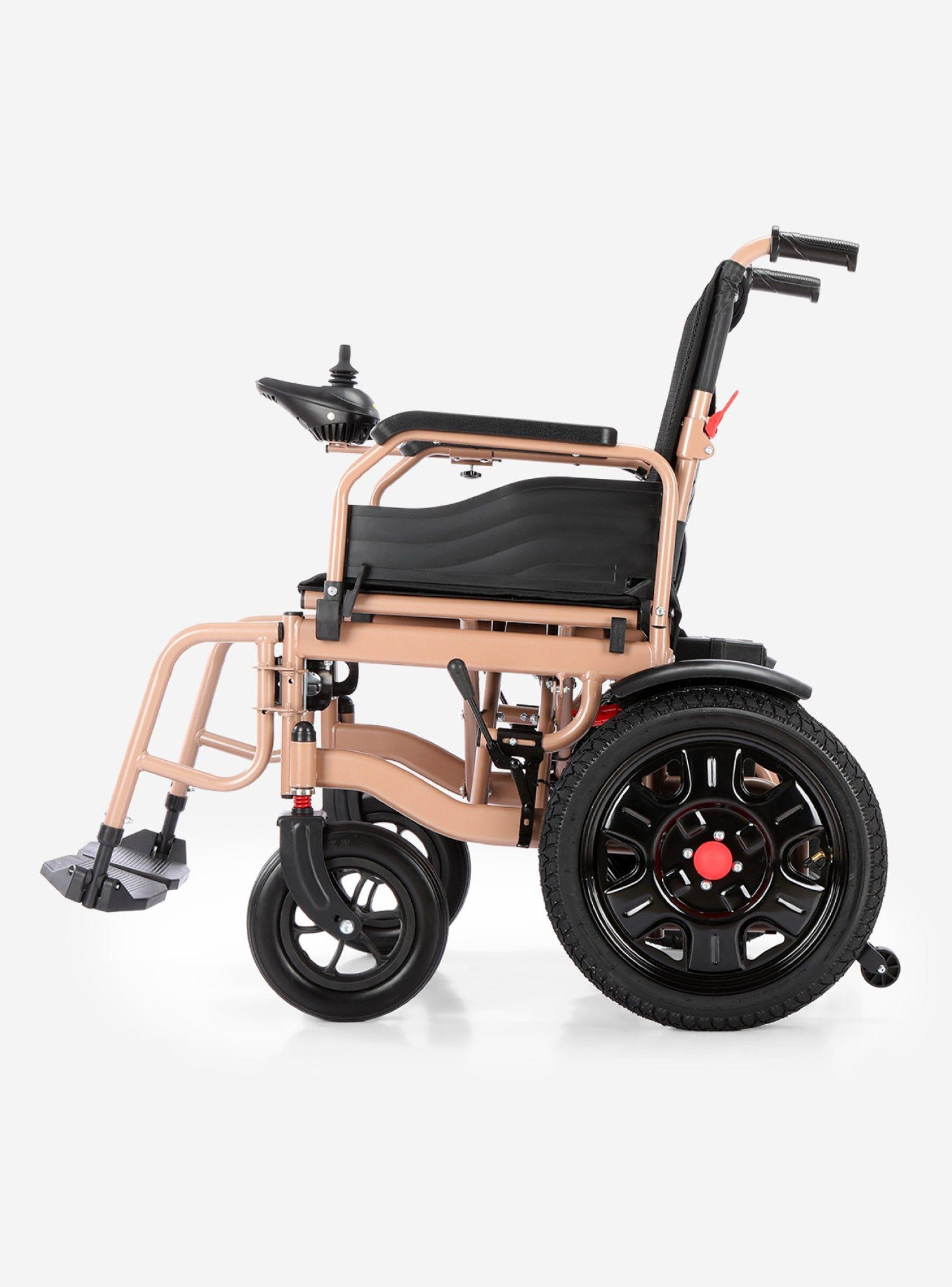 Silla de Ruedas Eléctrica Comfort Premium - Marrón-4