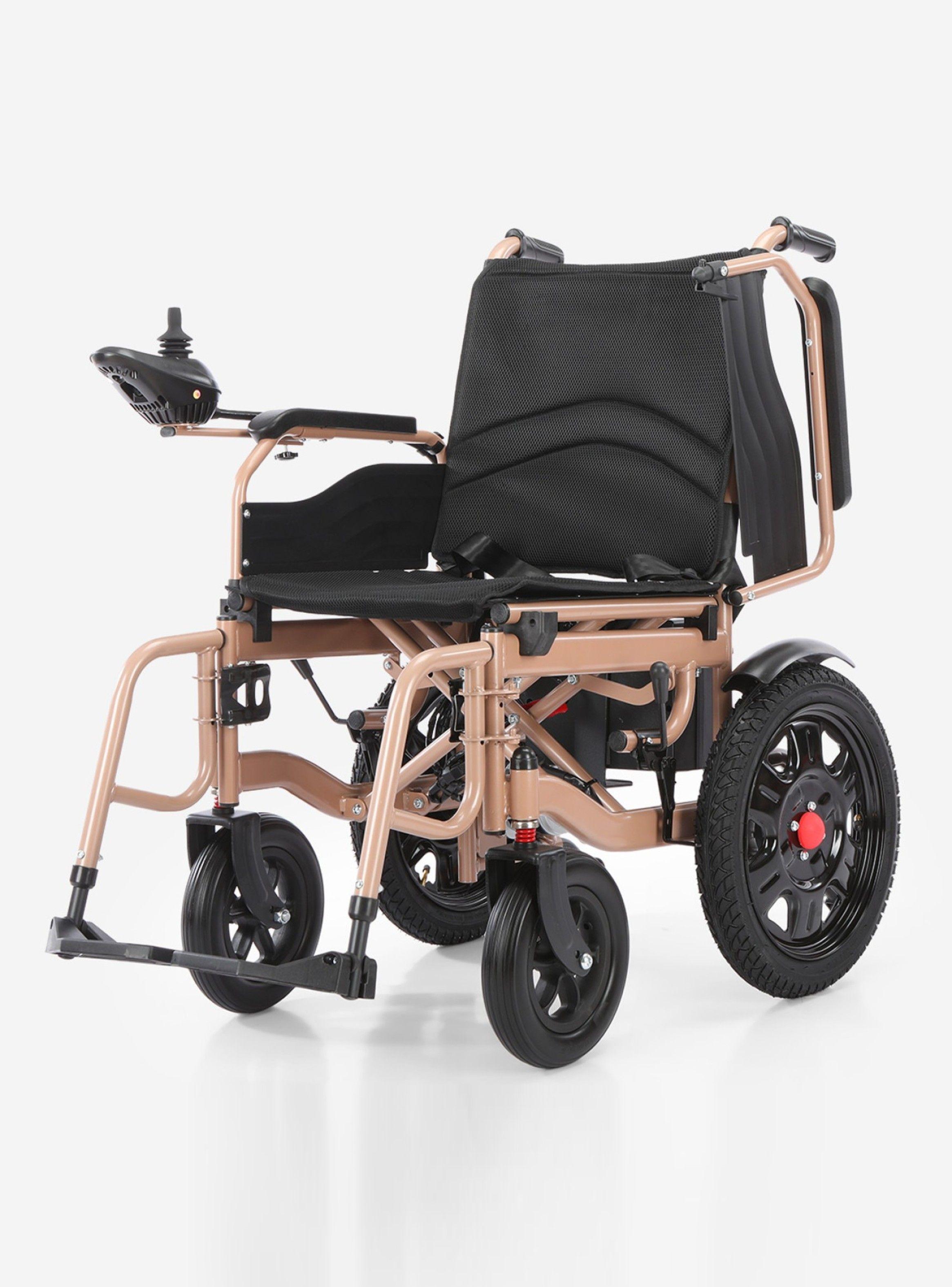 Silla de Ruedas Eléctrica Comfort Premium - Marrón-5