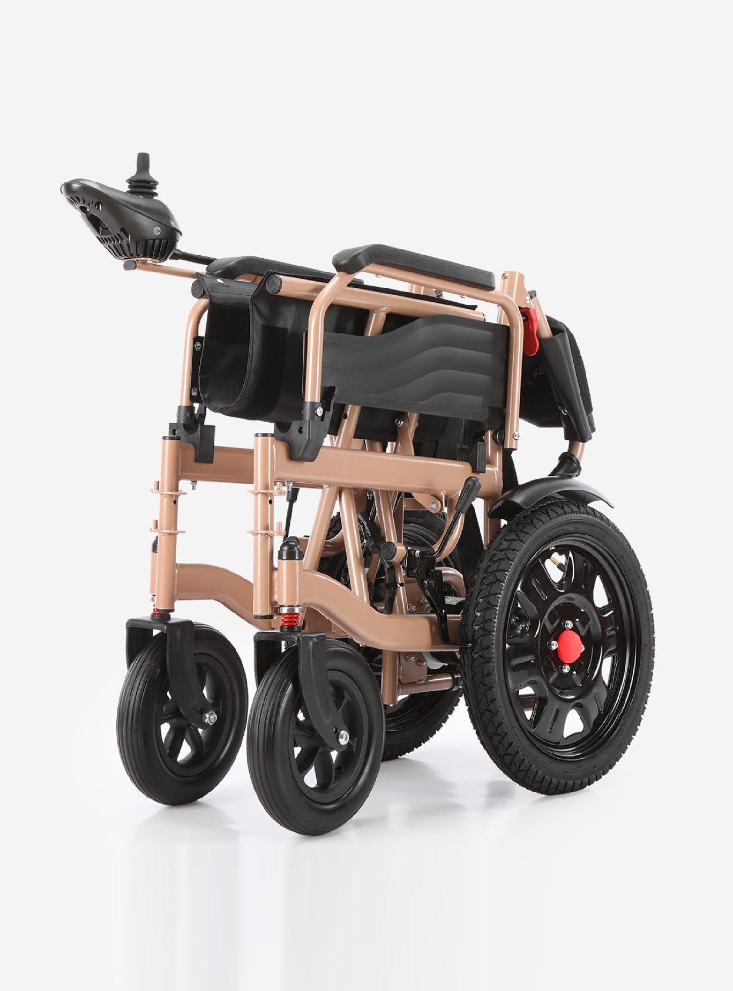 Silla de Ruedas Eléctrica Comfort Premium - Marrón-7