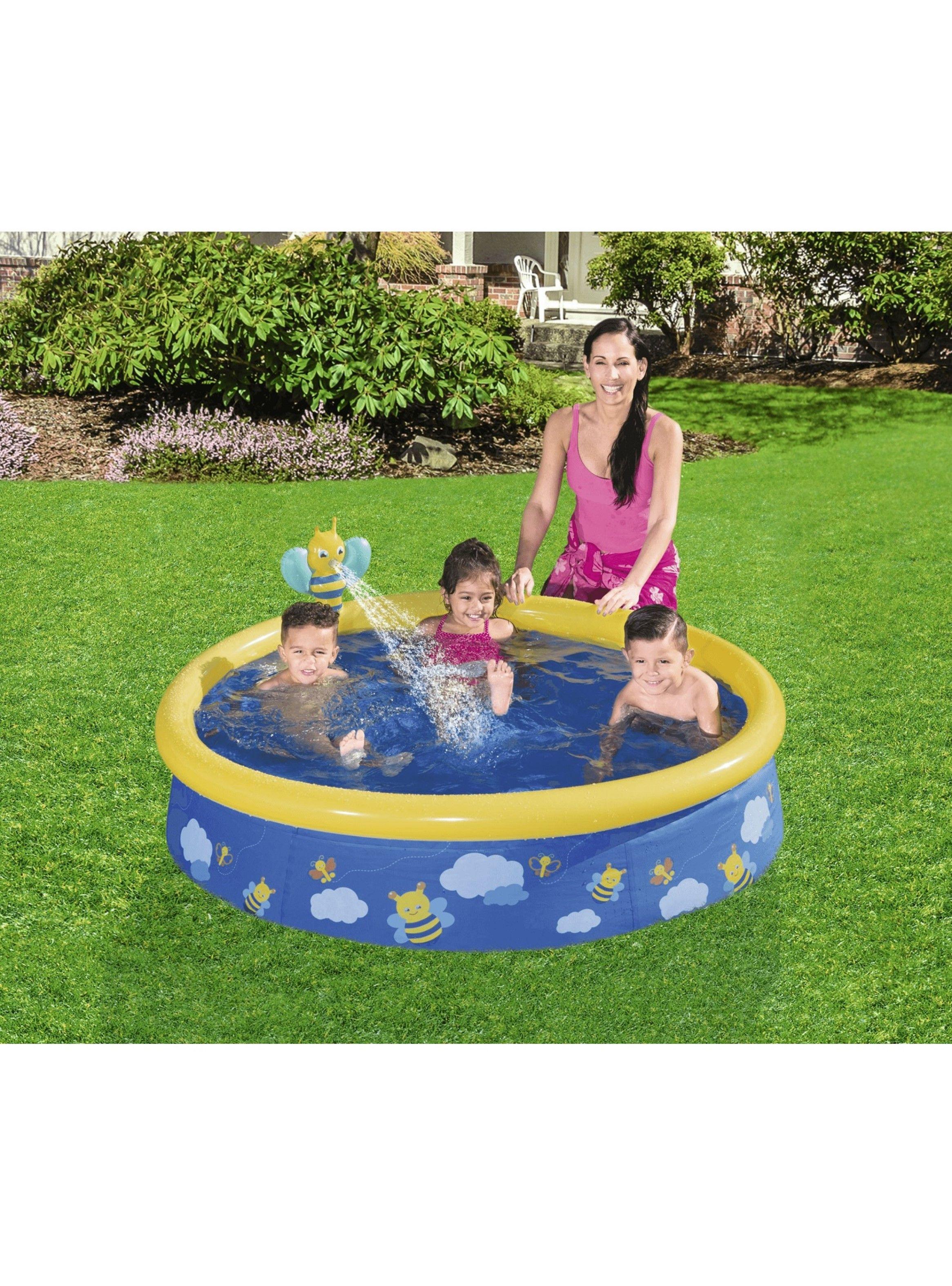 Piscina Rociador Llenado Rápido Abejas 152 x 38 cm-1