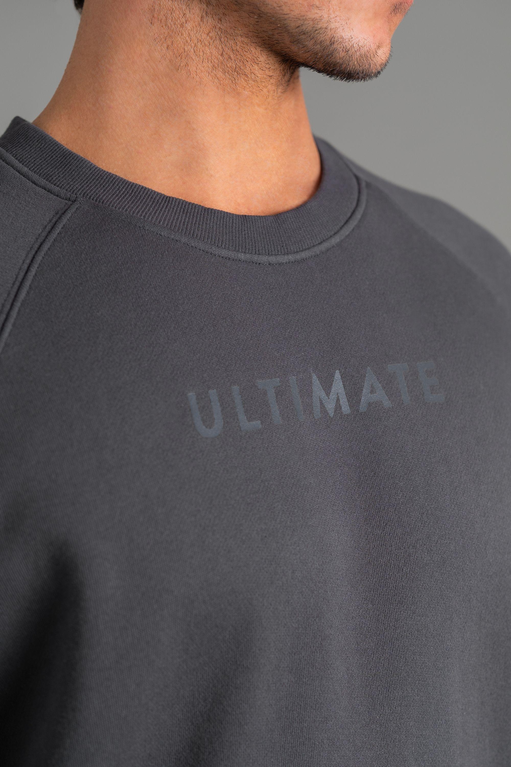 Ultimate Crew Raglan Hombre Dark Grey-2