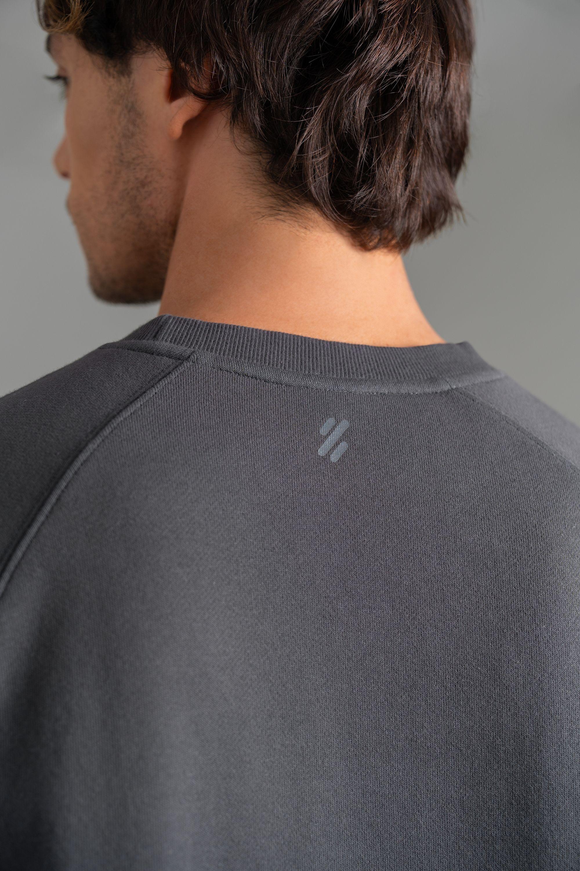 Ultimate Crew Raglan Hombre Dark Grey-3