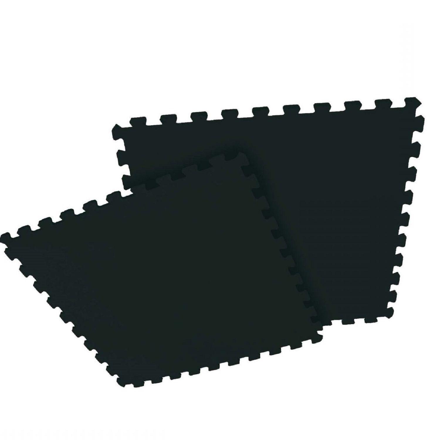 Pack 4 Tatami 62x62x1.2 cm – Piso Gimnasio – Máquinas – Negro-0