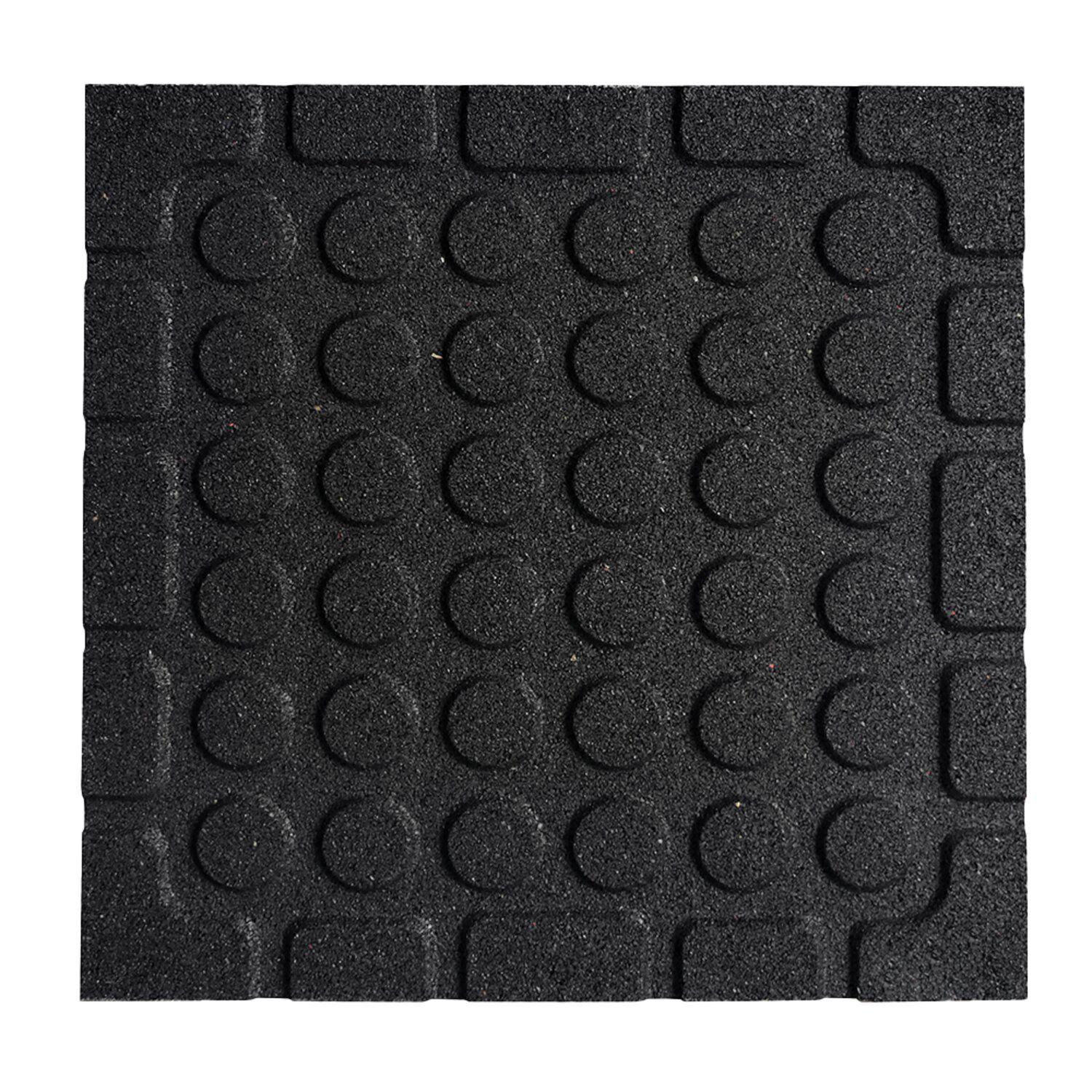 Piso de Caucho Gym 50 x 50 x 1,5 Cm-4