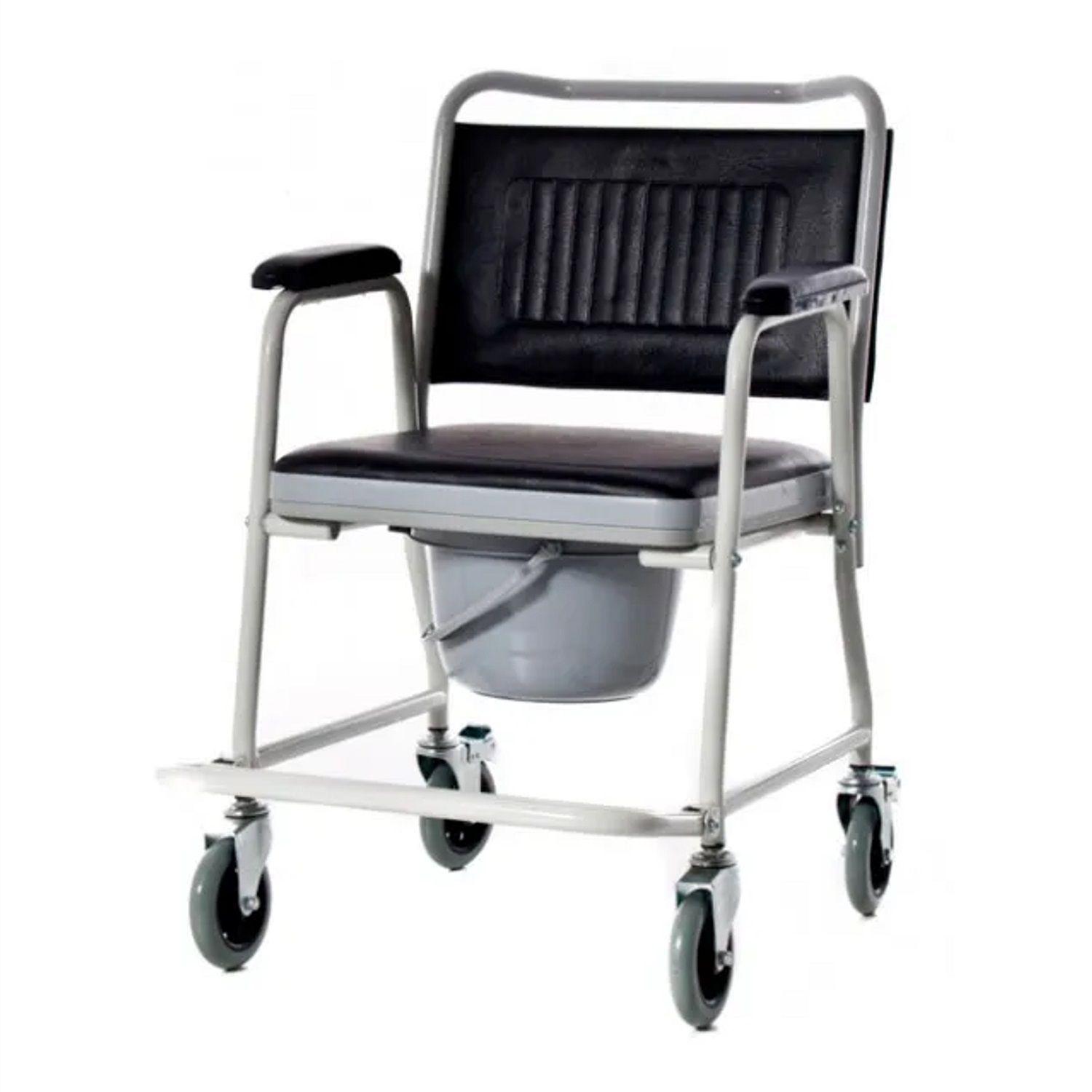 Silla de Baño con Ruedas Acero-1