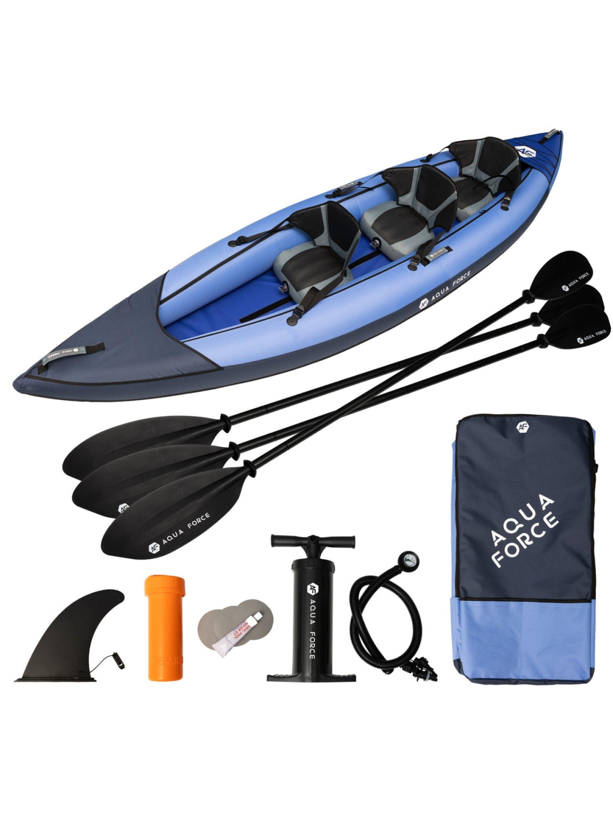 Kayak Waver 3 Personas 390cm Azul-5