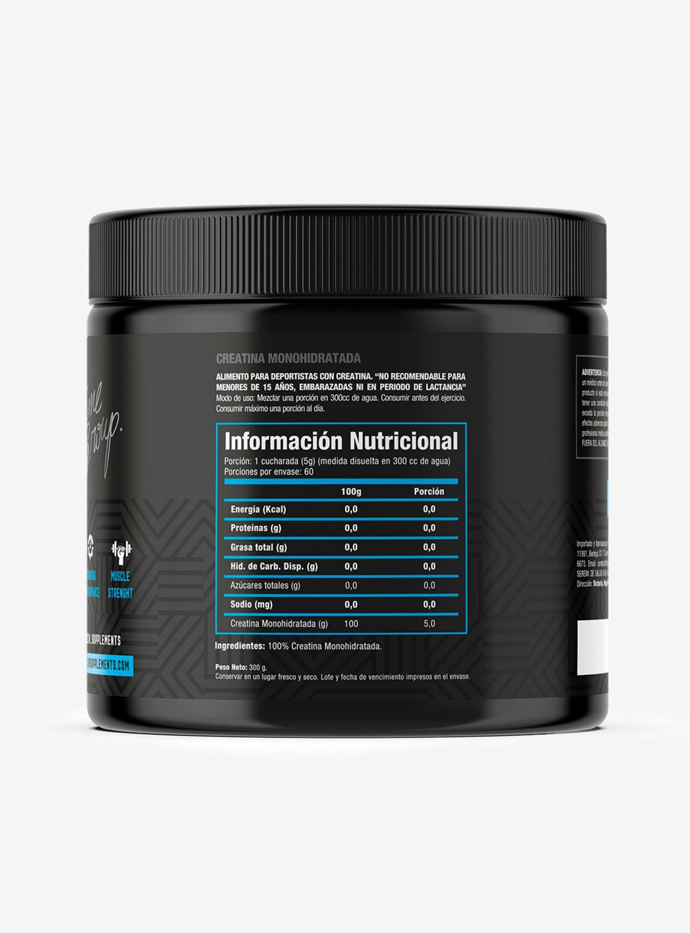 Creatina 100% Monohidrato 300gr Primetech-2