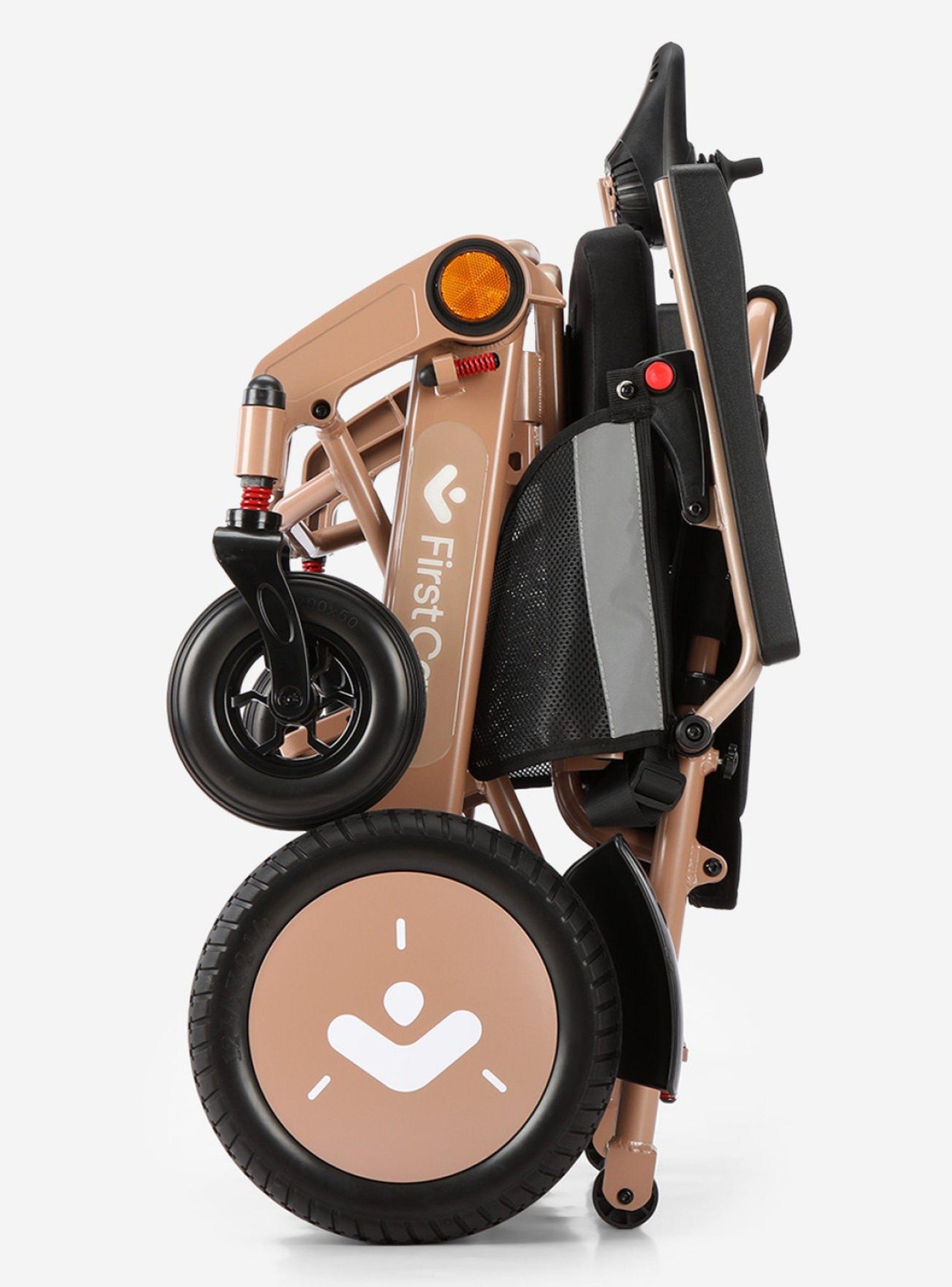 Silla de Ruedas Eléctrica Pro Ride X - Marrón-7