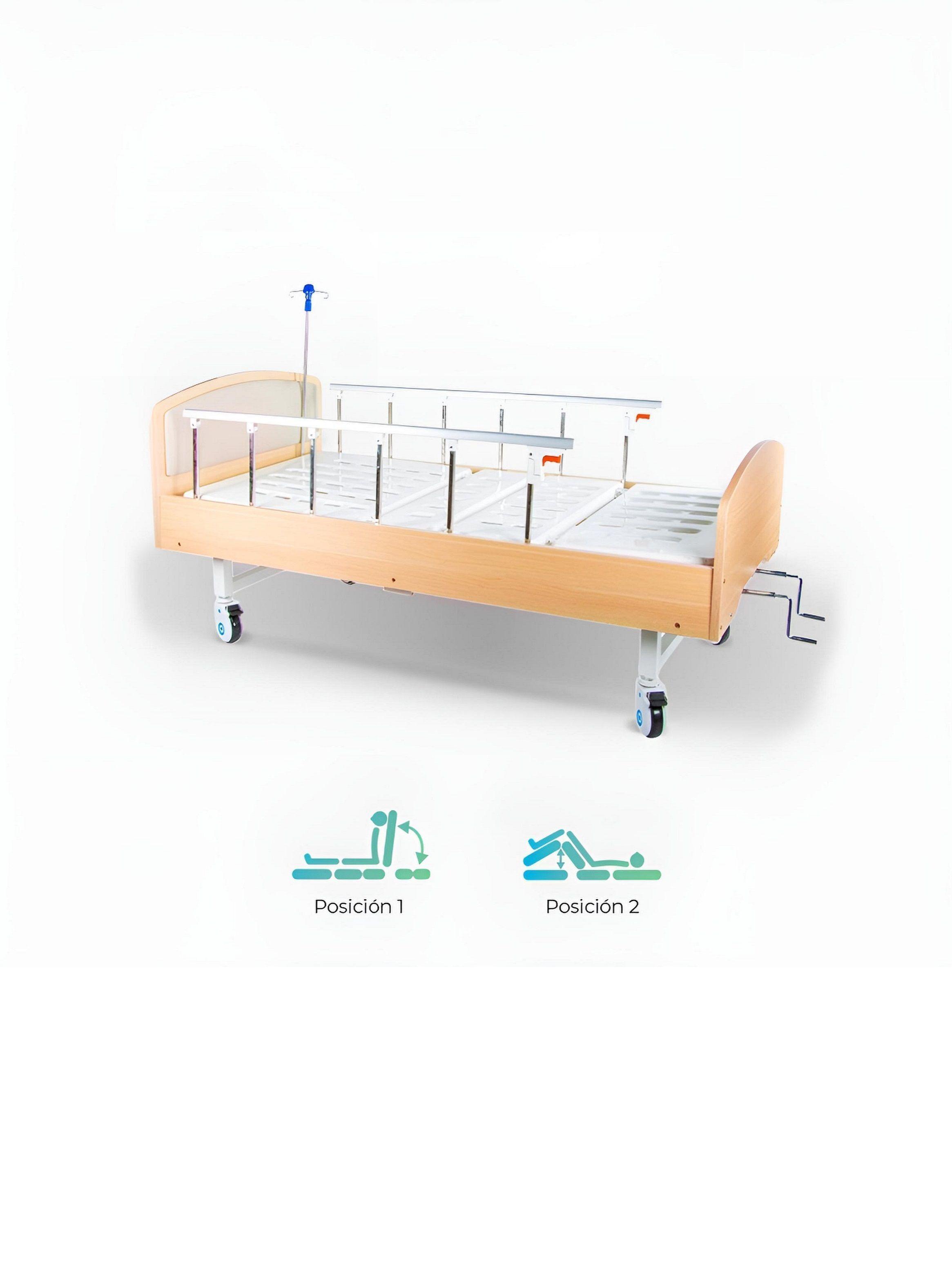 Cama Clínica Manual 3 Posiciones Pro-2