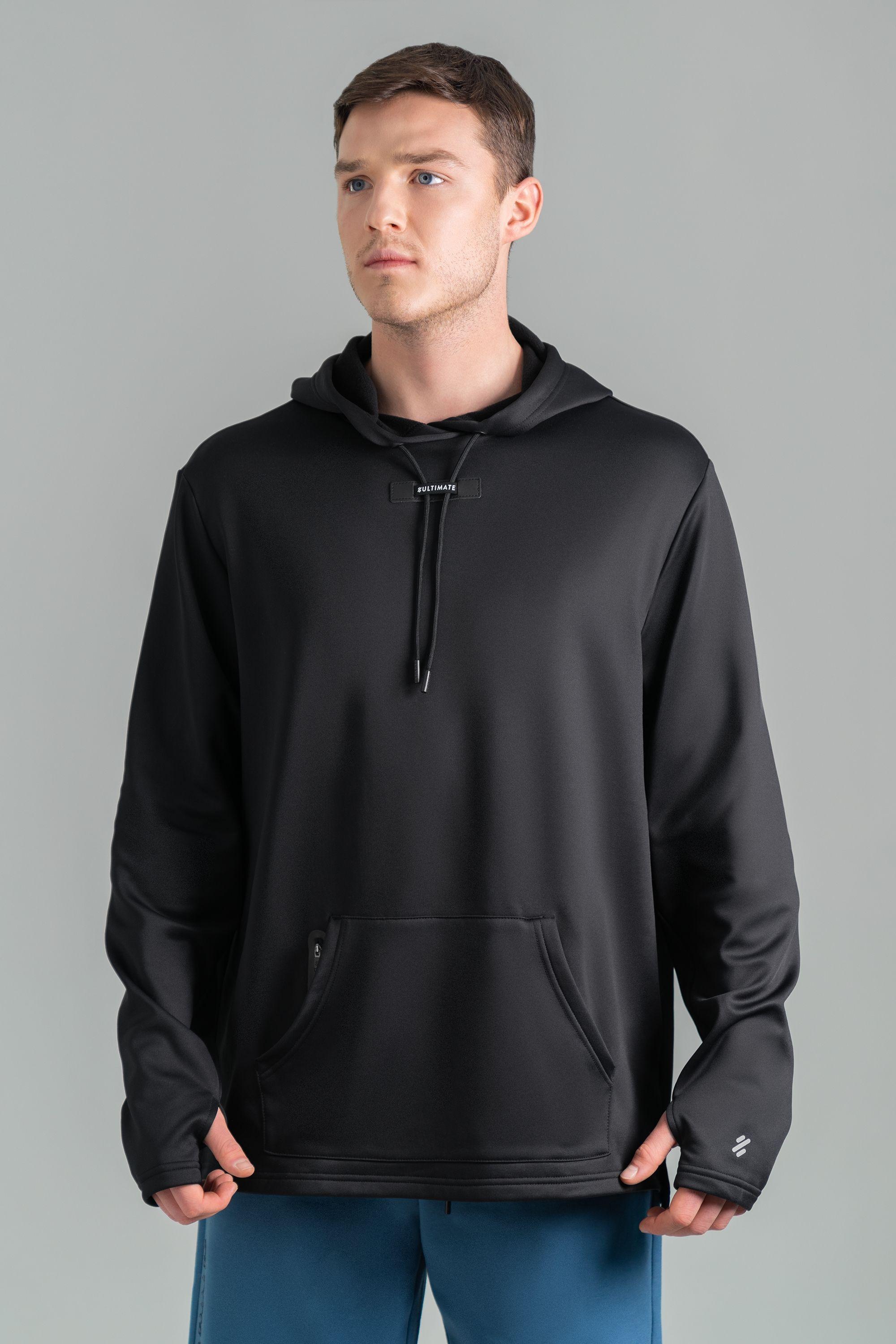 Utimate Hoodie Sport Hombre Black Sand-0