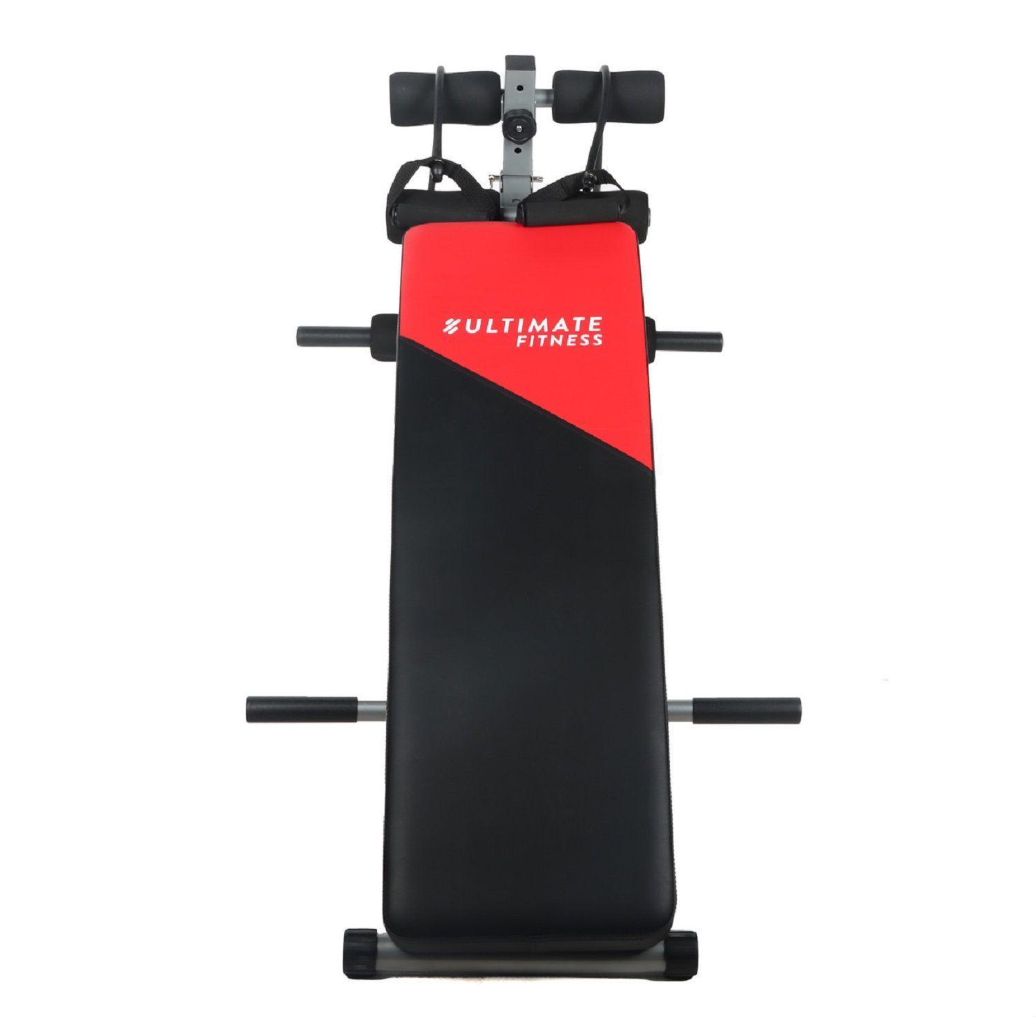 Banca Abdominales Pro Regulable + Bandas de Resistencia-1