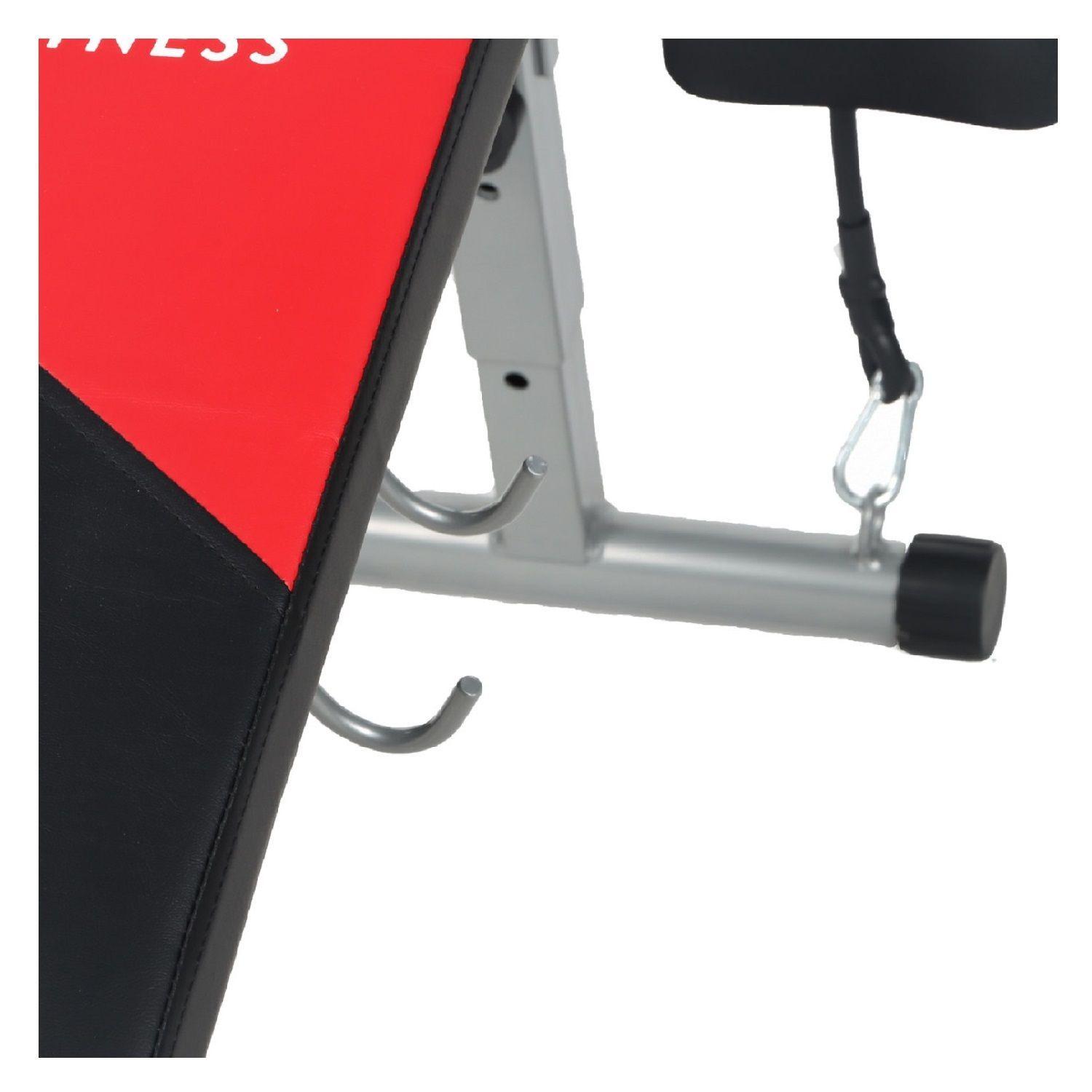 Banca Abdominales Pro Regulable + Bandas de Resistencia-5