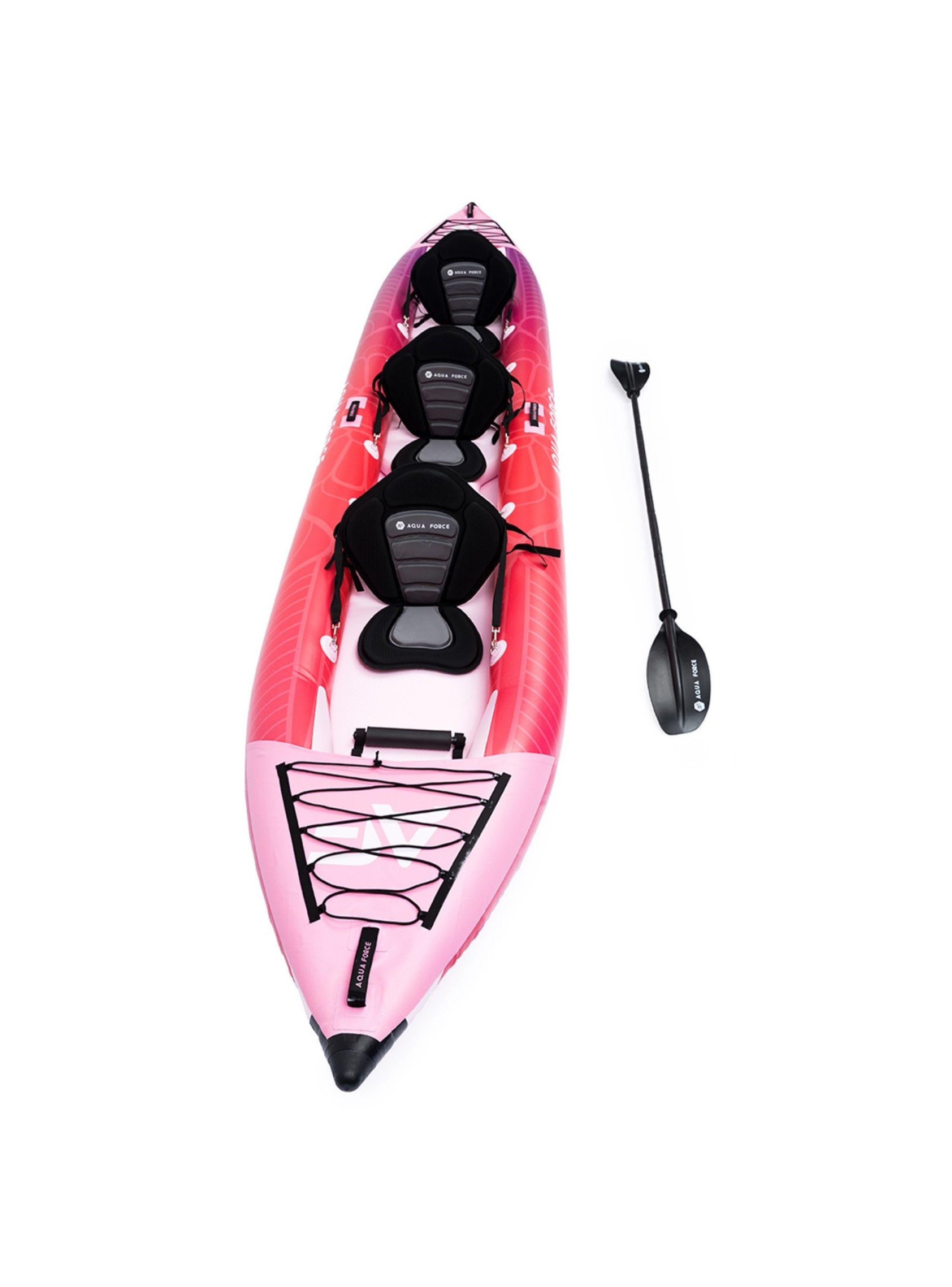 Kayak Inflable Drop Stitch 3 Personas 500cm Aura-4