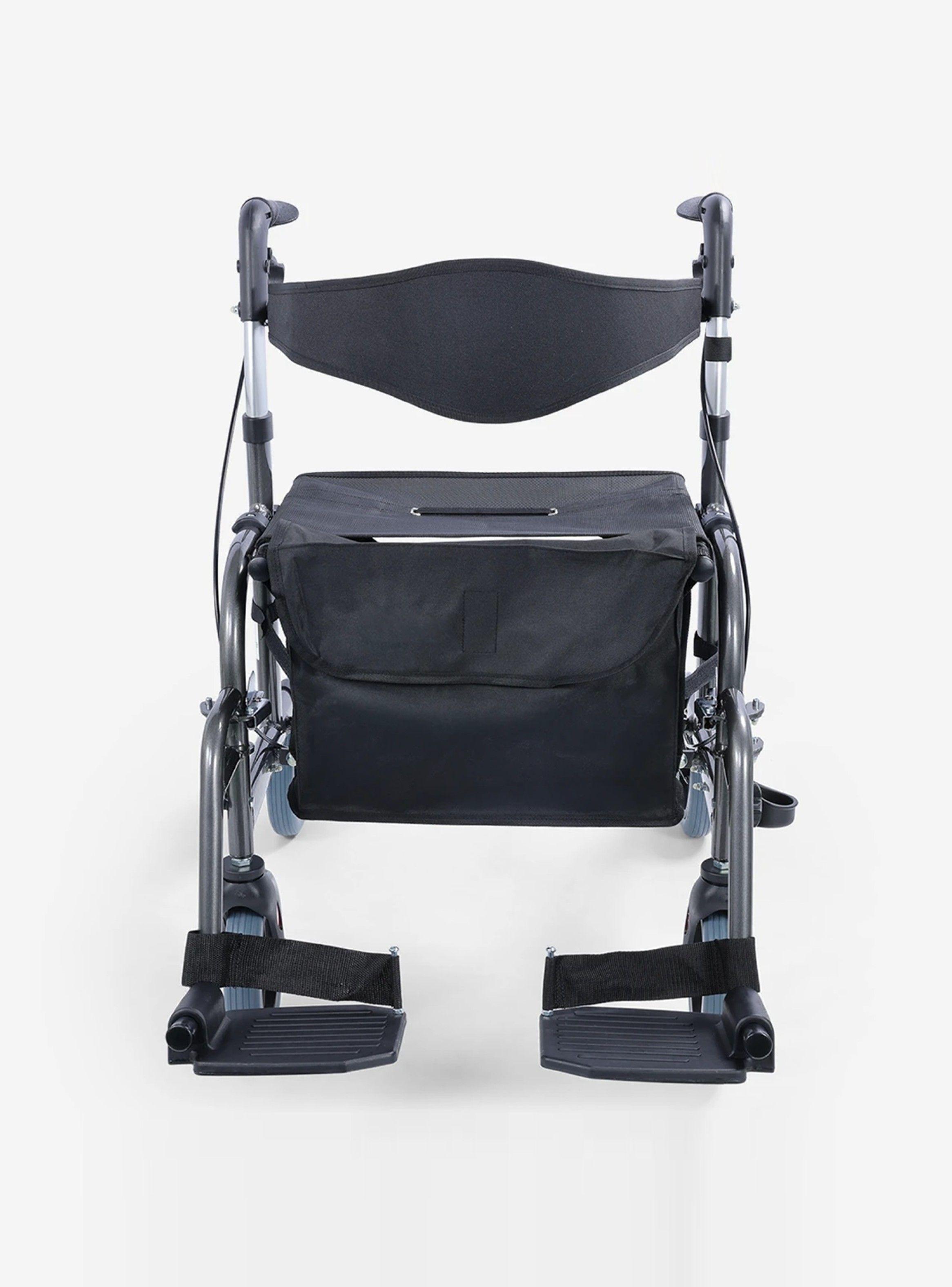 Andador 4 Ruedas Canasto Asiento y Reposapiés Pro-7