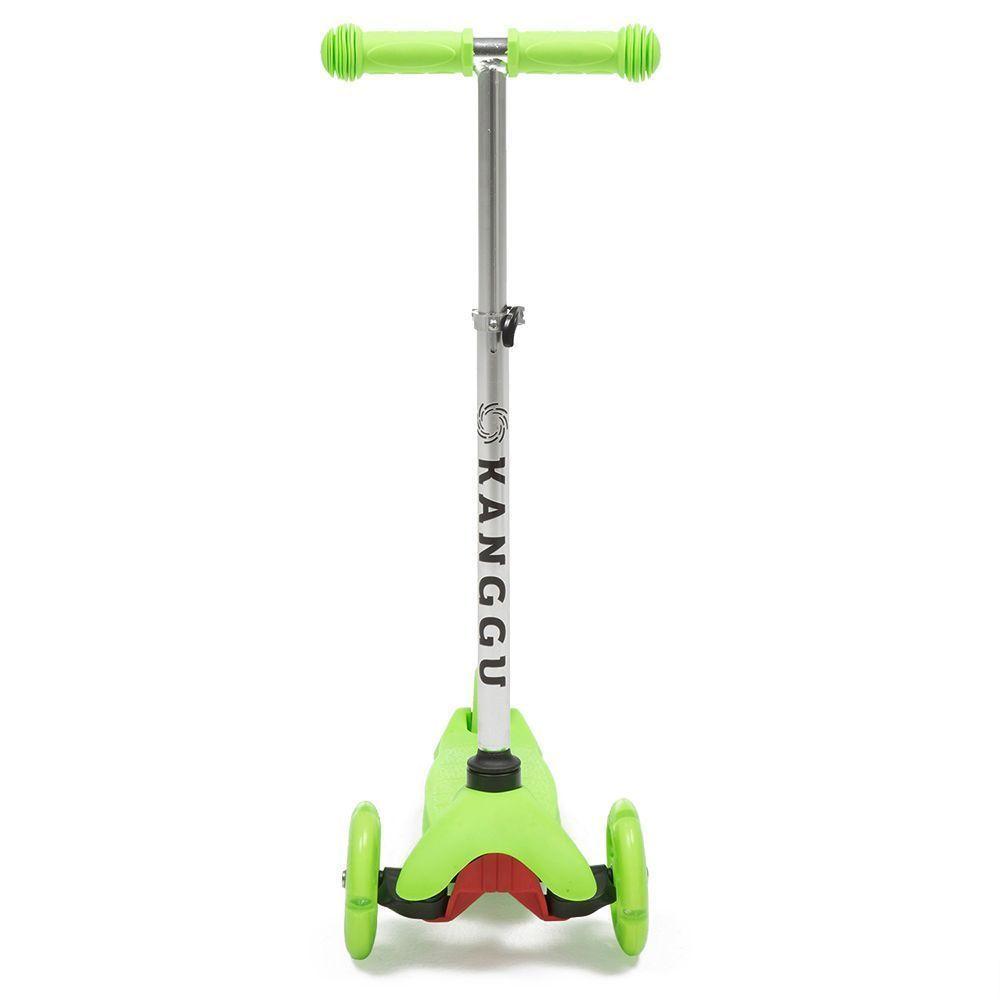 Scooter Monopatín Plegable Luz Led Niño S1 – Verde-3