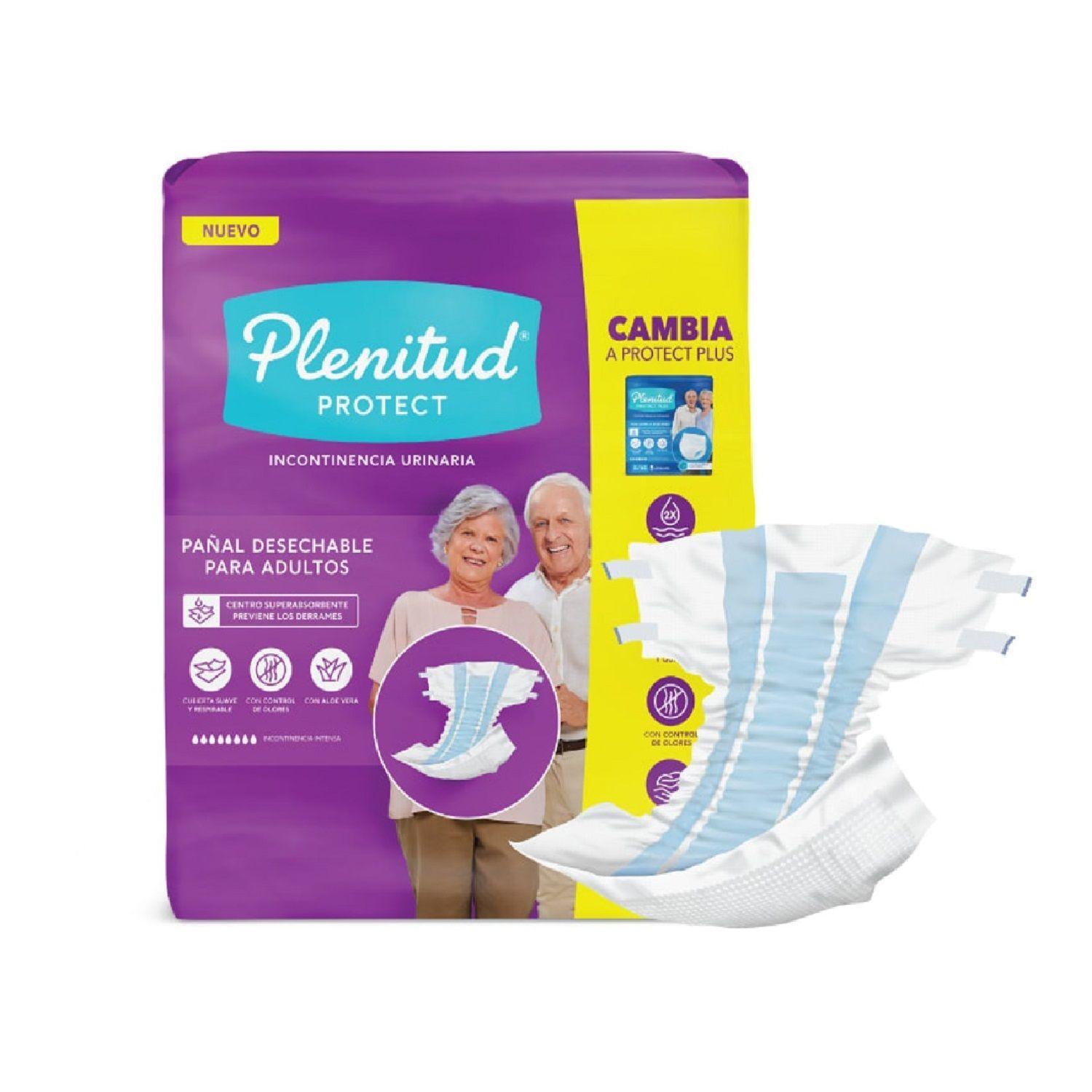 Pañales Adultos Plenitud Protec Talla XG 8 Unidades-0