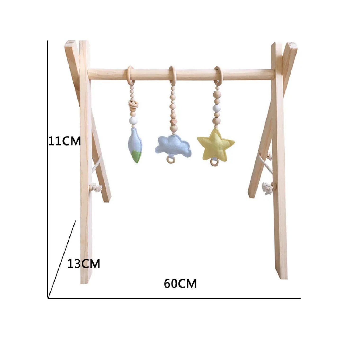 Gimnasio Para Bebés De Madera-2