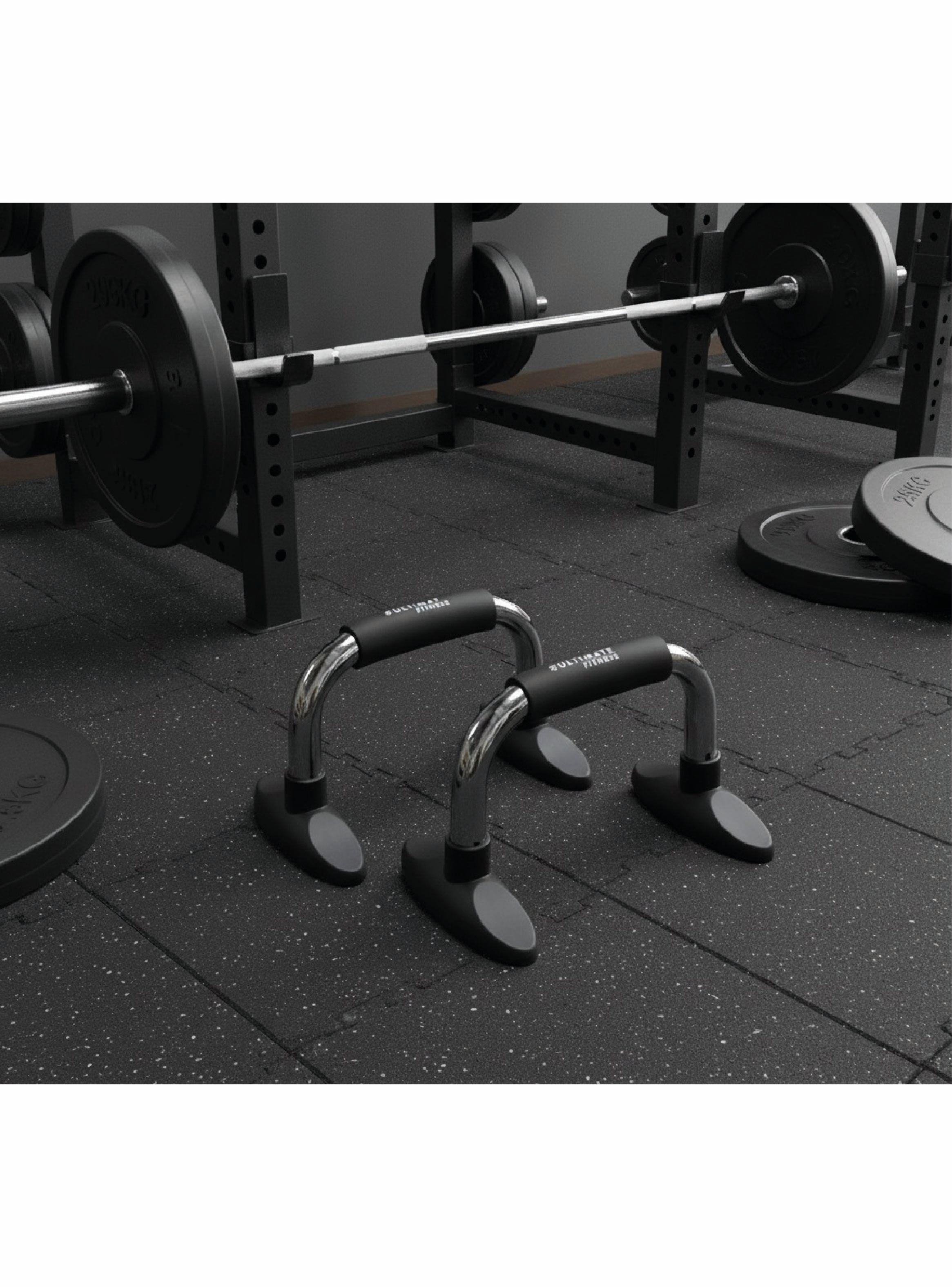 Barra Flexiones Push Up Pro Cromadas-2