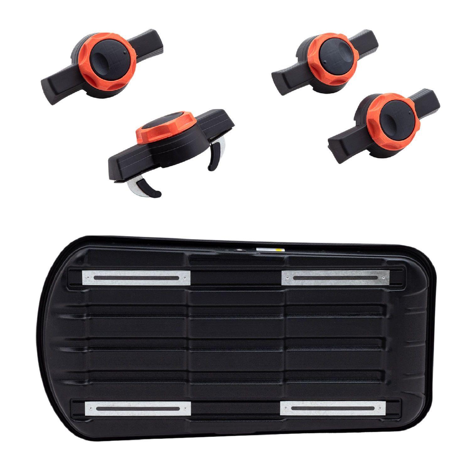 Portaequipaje Carbon 380L Anclaje Rapido-4