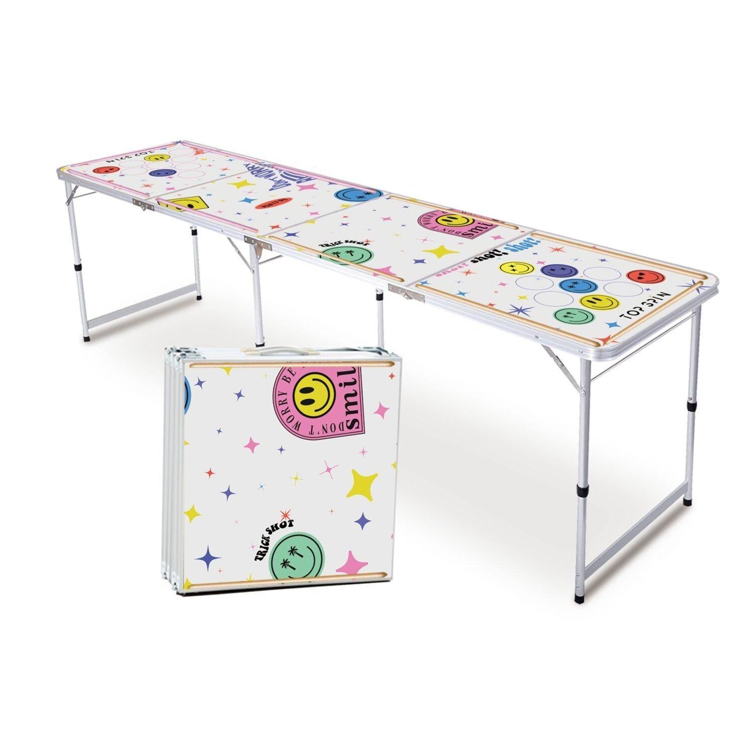 Mesa Beerpong Smiley Con Luces Led-0